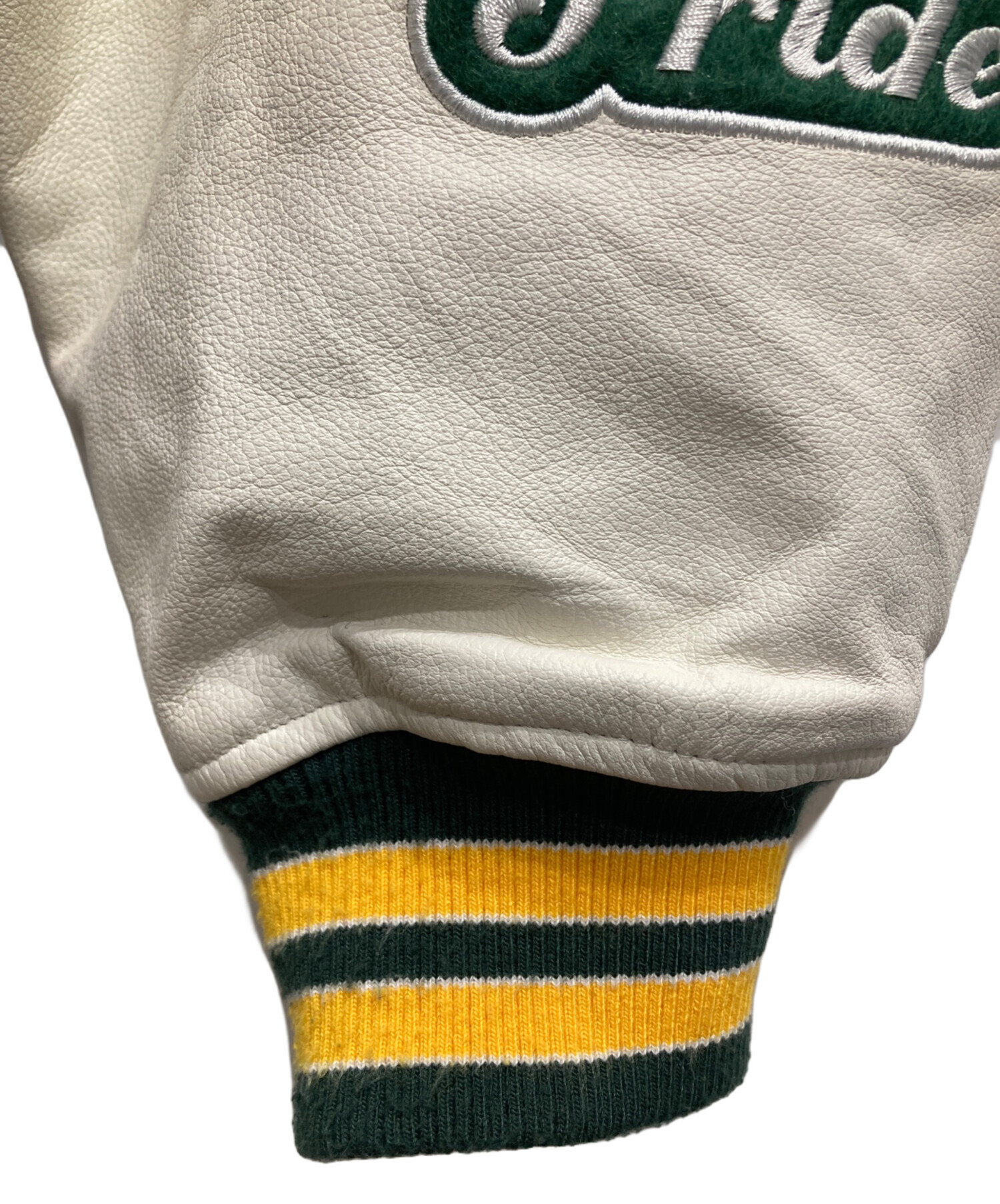 BEN DAVIS ベンデイビス リアルレザー スタジャン グリーン M BEN