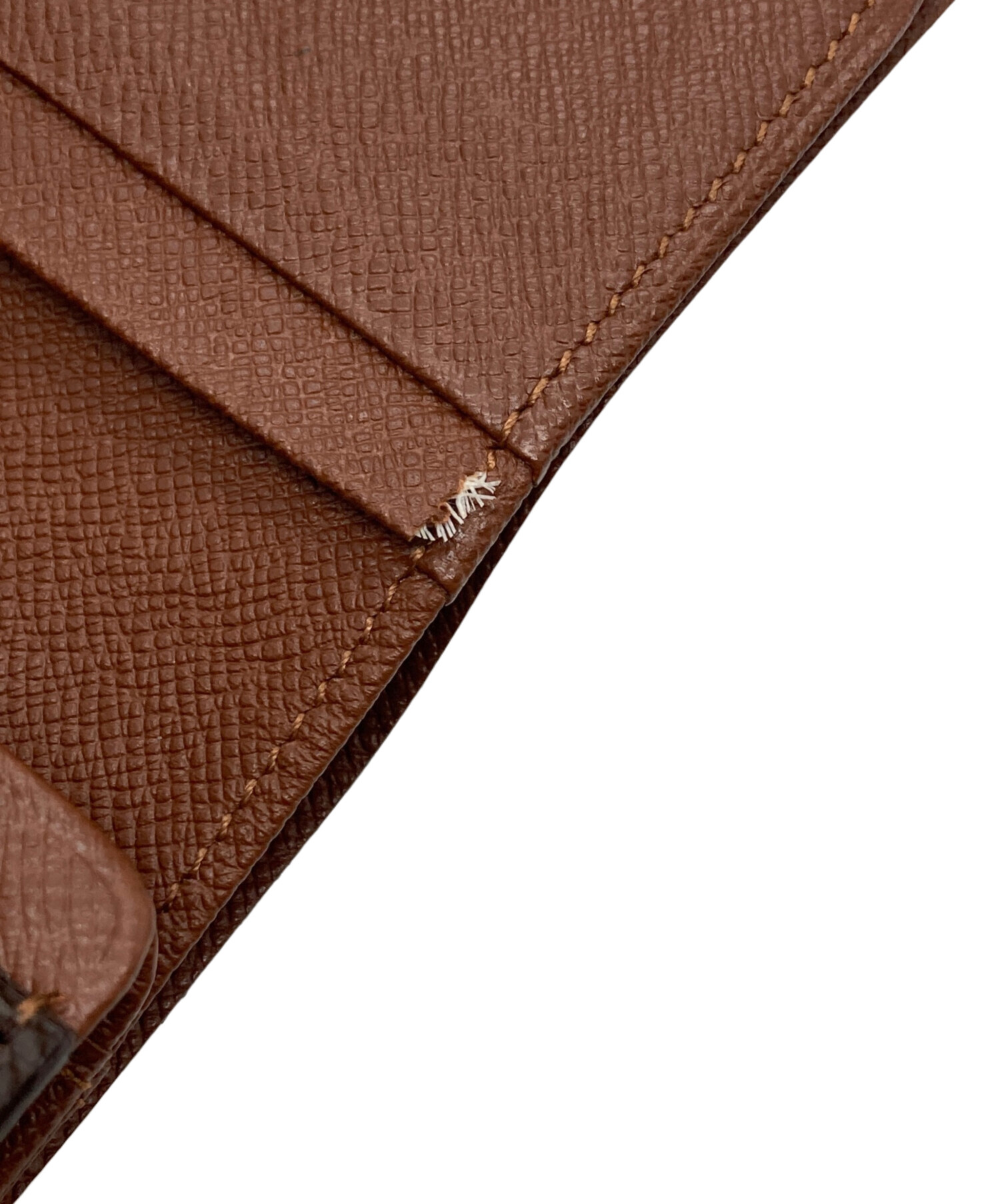 中古・古着通販】LOUIS VUITTON (ルイ ヴィトン) 2つ折り財布 ブラウン