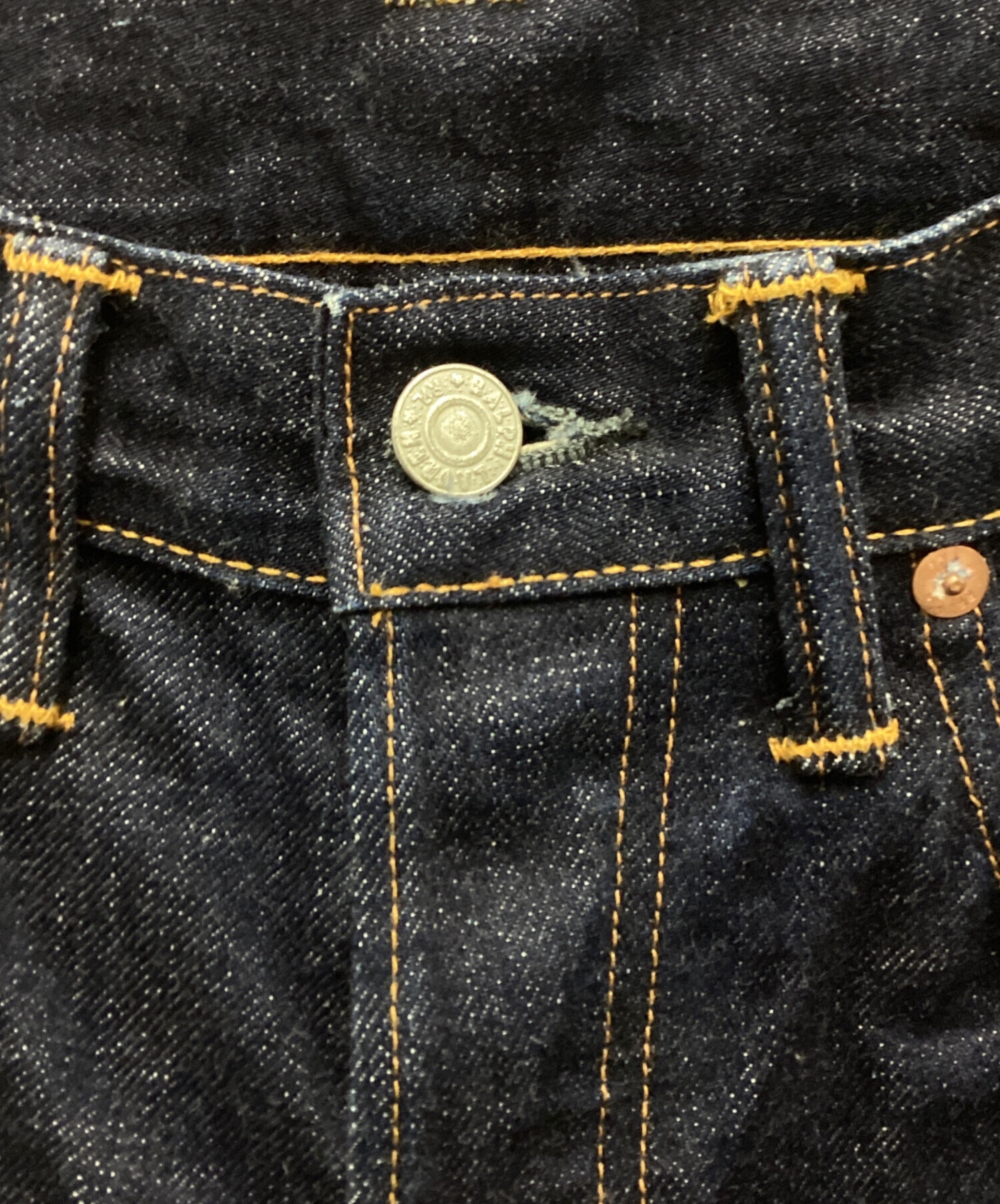 中古・古着通販】RRL (ダブルアールエル) 16oz Rinsed Selvedge Denim