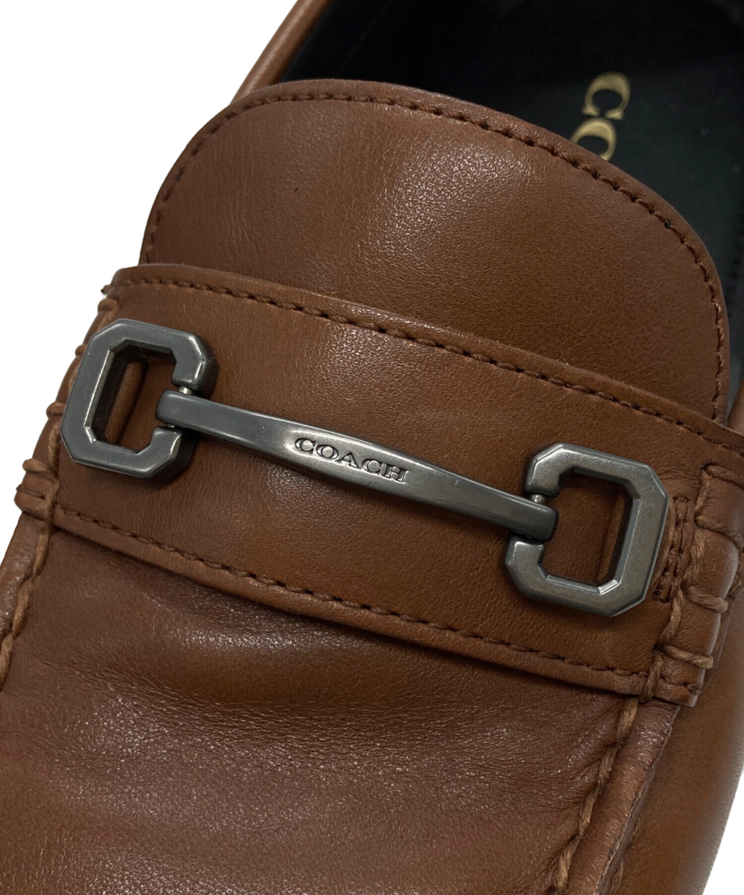 中古・古着通販】COACH (コーチ) ドライビングシューズ ベージュ