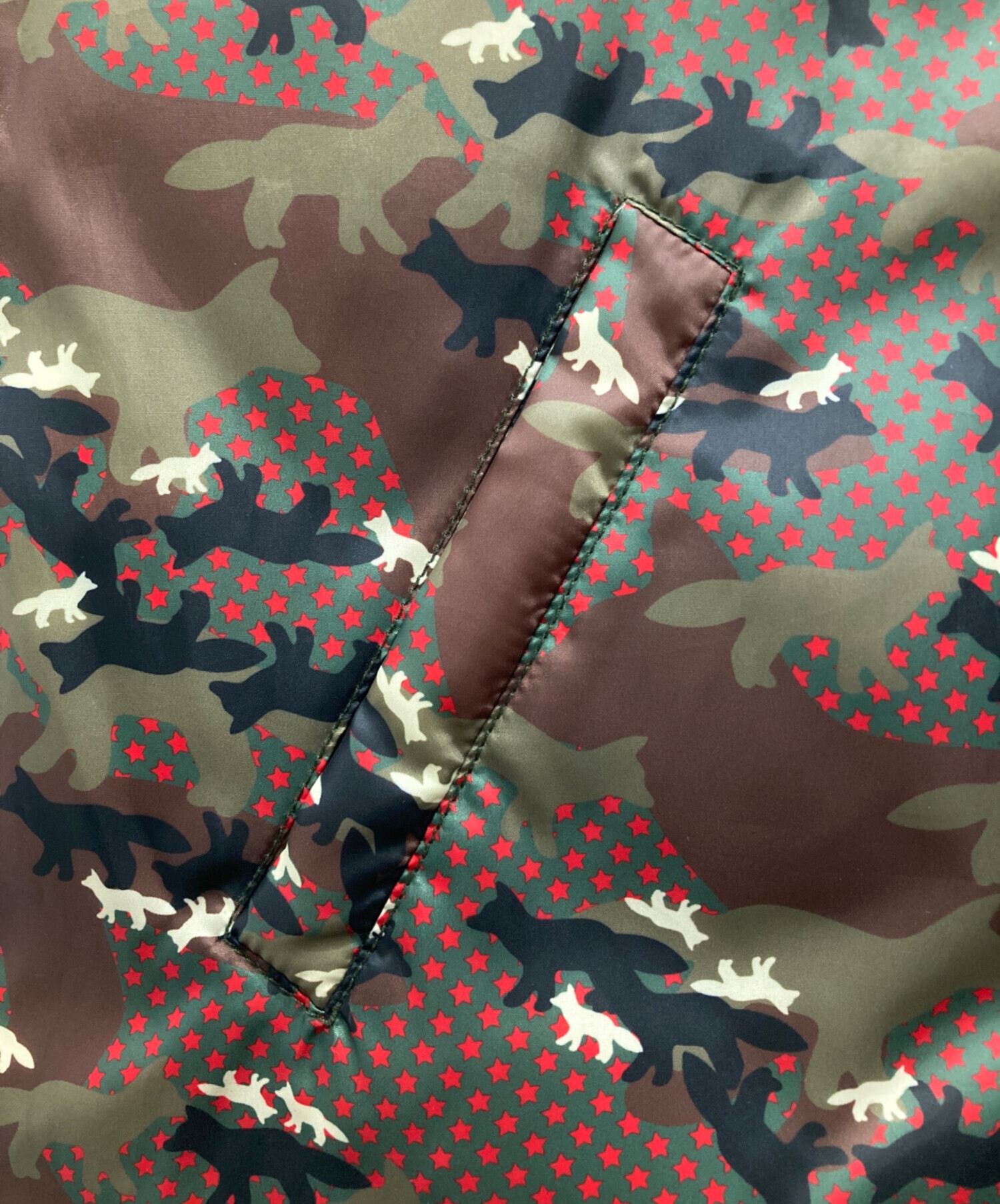 中古・古着通販】maison kitsune (メゾンキツネ) リバーシブルダウン