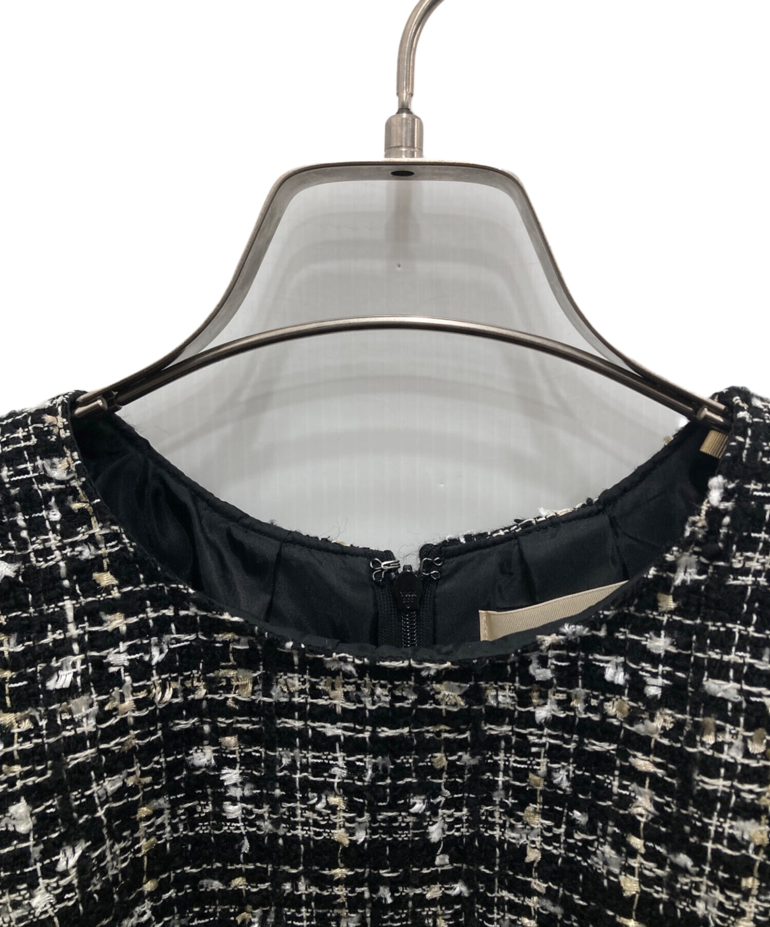 中古・古着通販】Heve (ヘイヴ) Bubbly Tweed black/バブリーツイード 