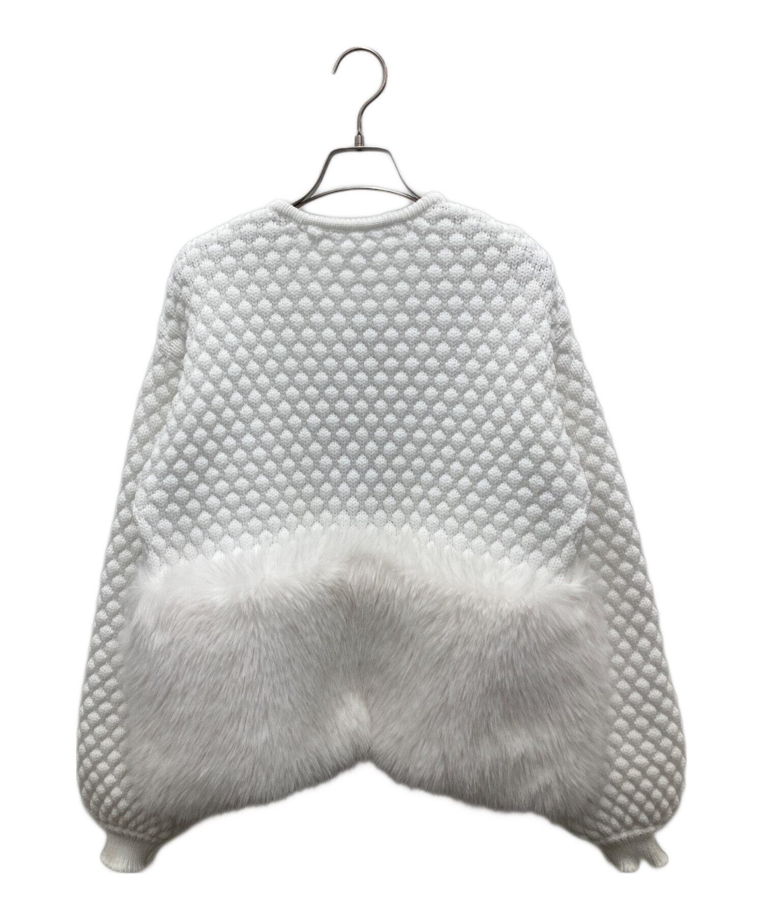 【新品タグ付き】メゾンドドルチェ　ファーリーニット maison de Dolce. メゾンド ドルチェ ファーリーニット - メルカリ