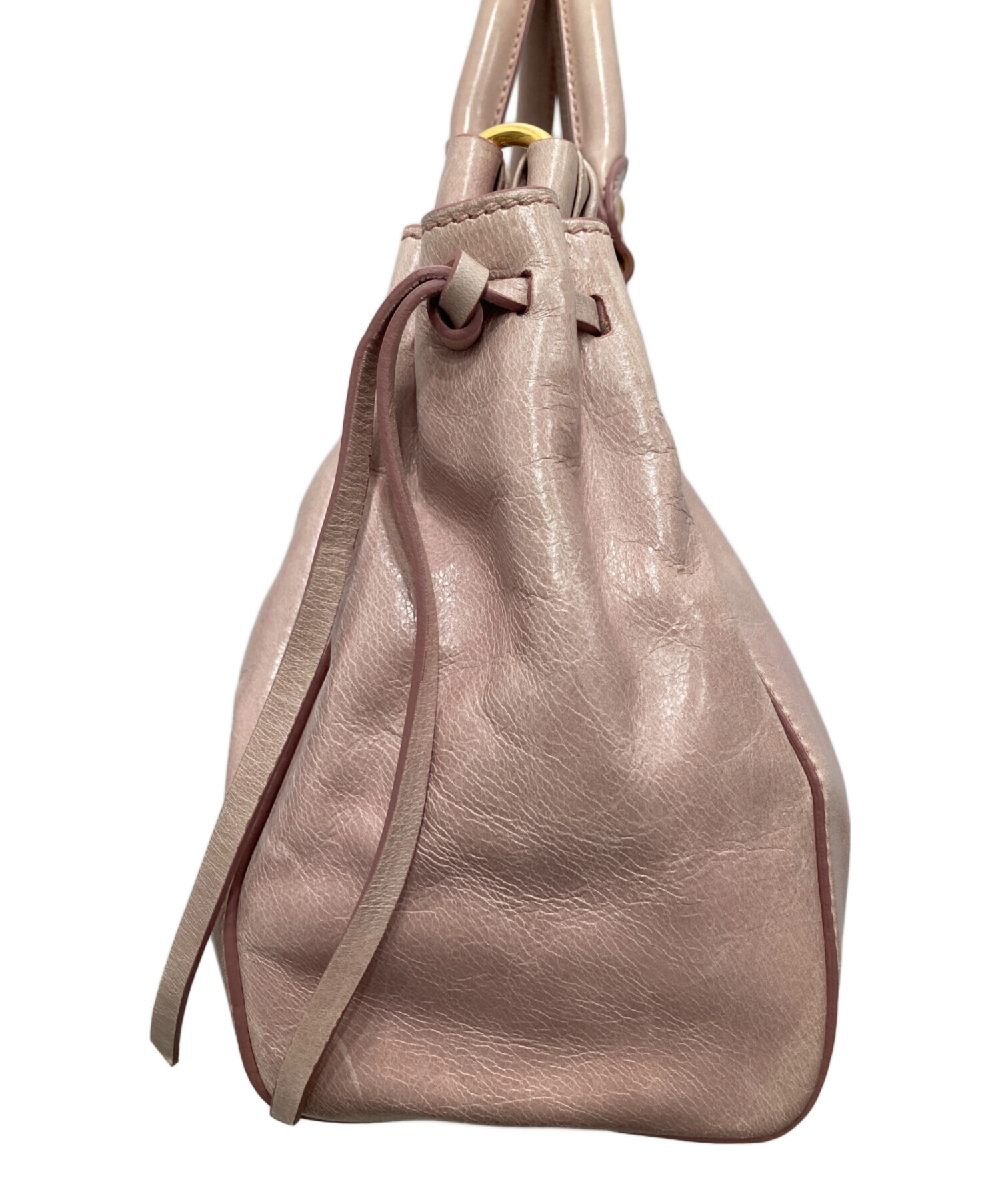 中古・古着通販】MIU MIU (ミュウミュウ) VITELLO LUX 2WAYバッグ