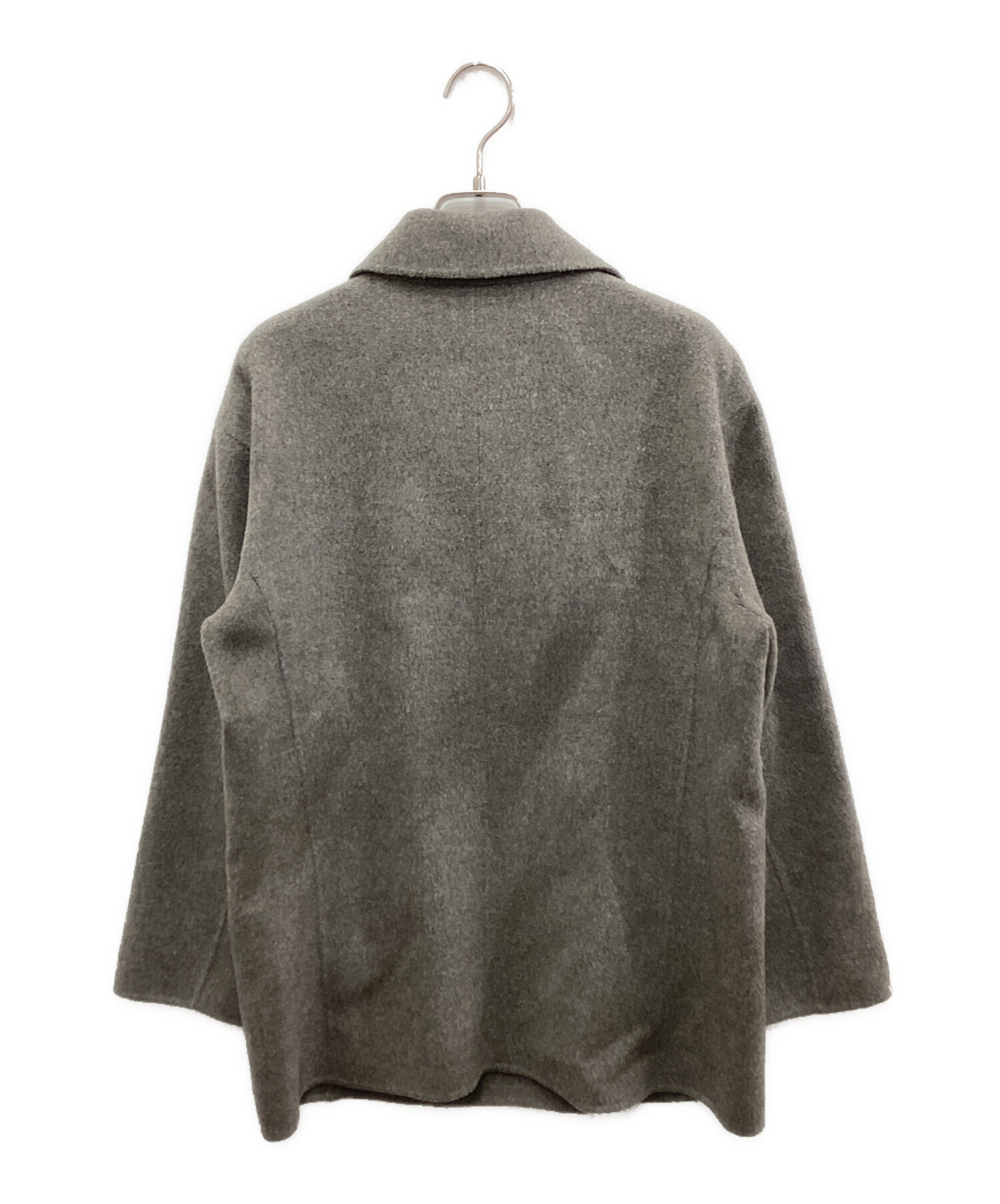 Theory luxe theory luxe ダークグレー ピーコート 38新品タグ付定価