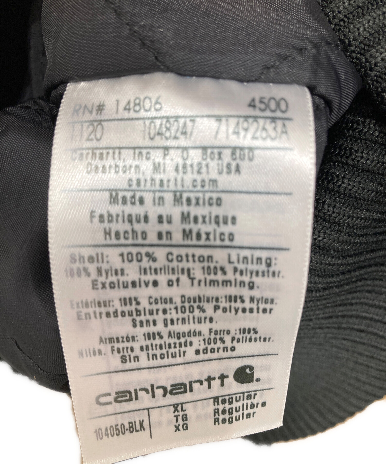 中古・古着通販】CarHartt (カーハート) WASHED DUCK INSULATED ACTIVE 