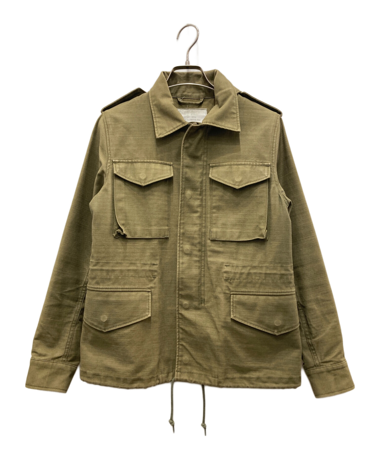 HYKEミリタリージャケット サイズ04 中古・古着通販】HYKE (ハイク) ミリタリージャケット カーキ サイズ