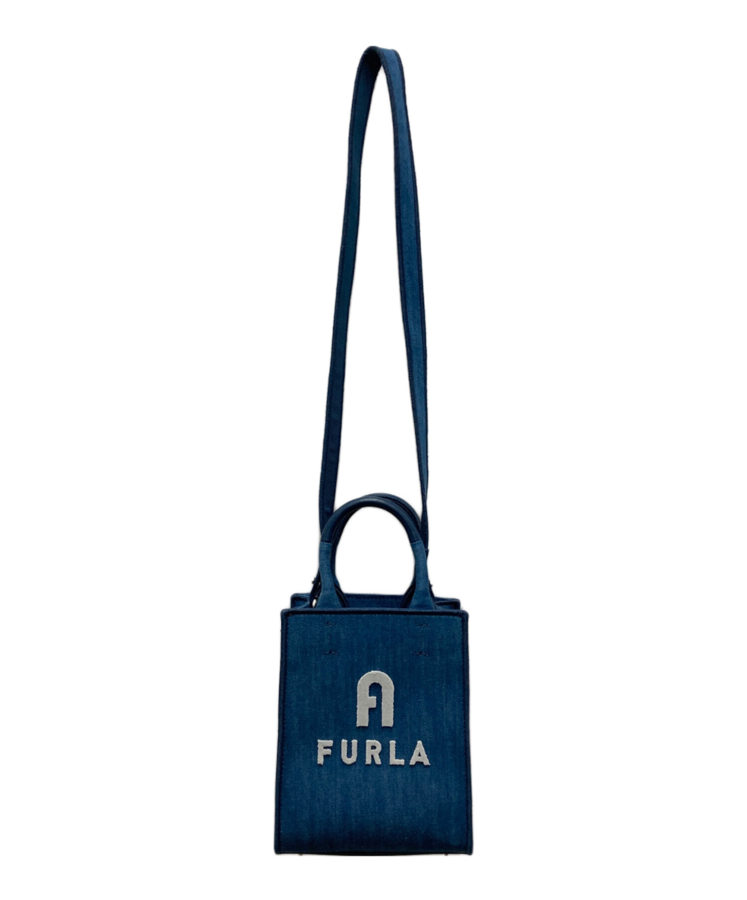 中古・古着通販】FURLA (フルラ) オポチュニティ2WAYバッグ インディゴ