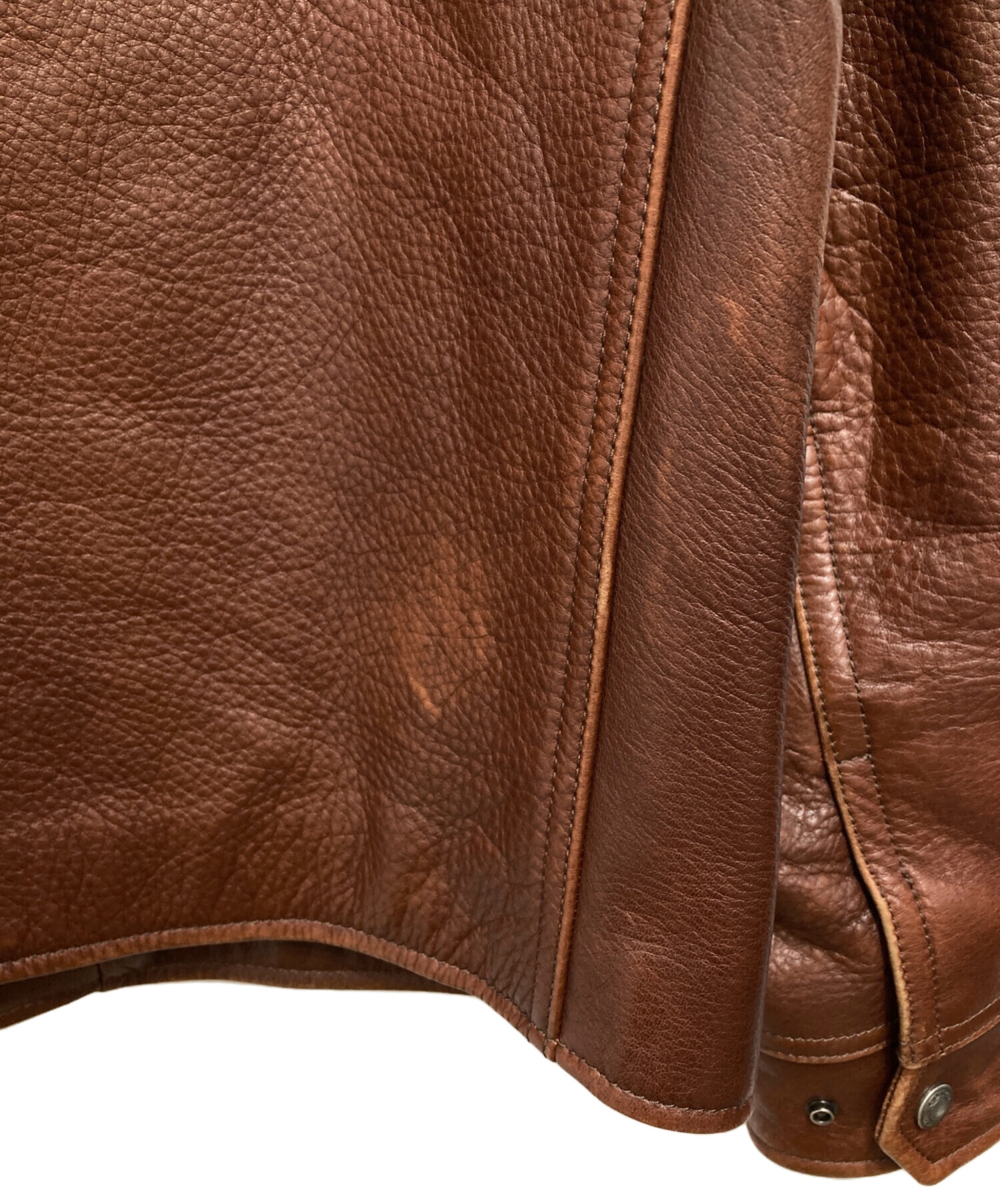 COACH ブラウンレザージャケット M COACH ブラウンレザージャケット M COACH ライダース レザージャケット