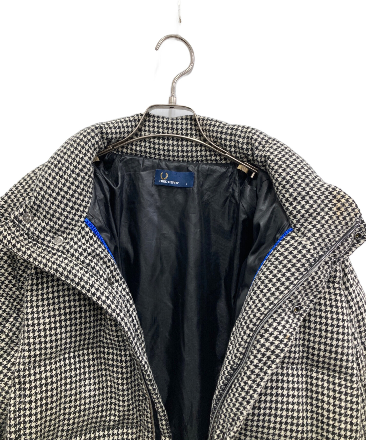 miHo様専用) FRED PERRY チェック柄ダウンジャケット Mサイズ FRED 