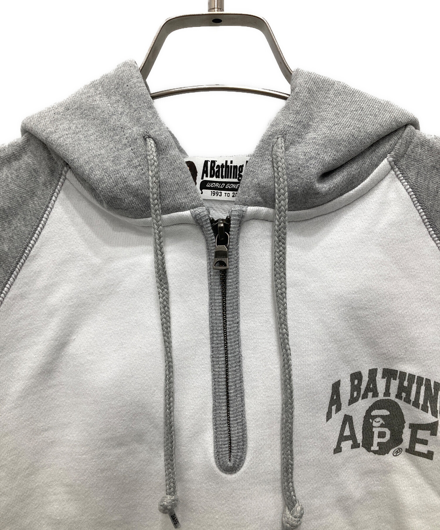 AAPE BY A BATHING APE ハーフジップ パーカー アベイシングエイプ A BATHING APE ハーフジップフーディ パーカー