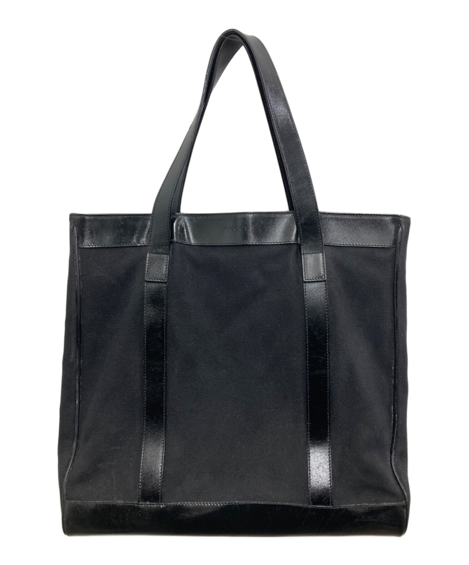 中古・古着通販】GUCCI (グッチ) トートバッグ ブラック｜ブランド