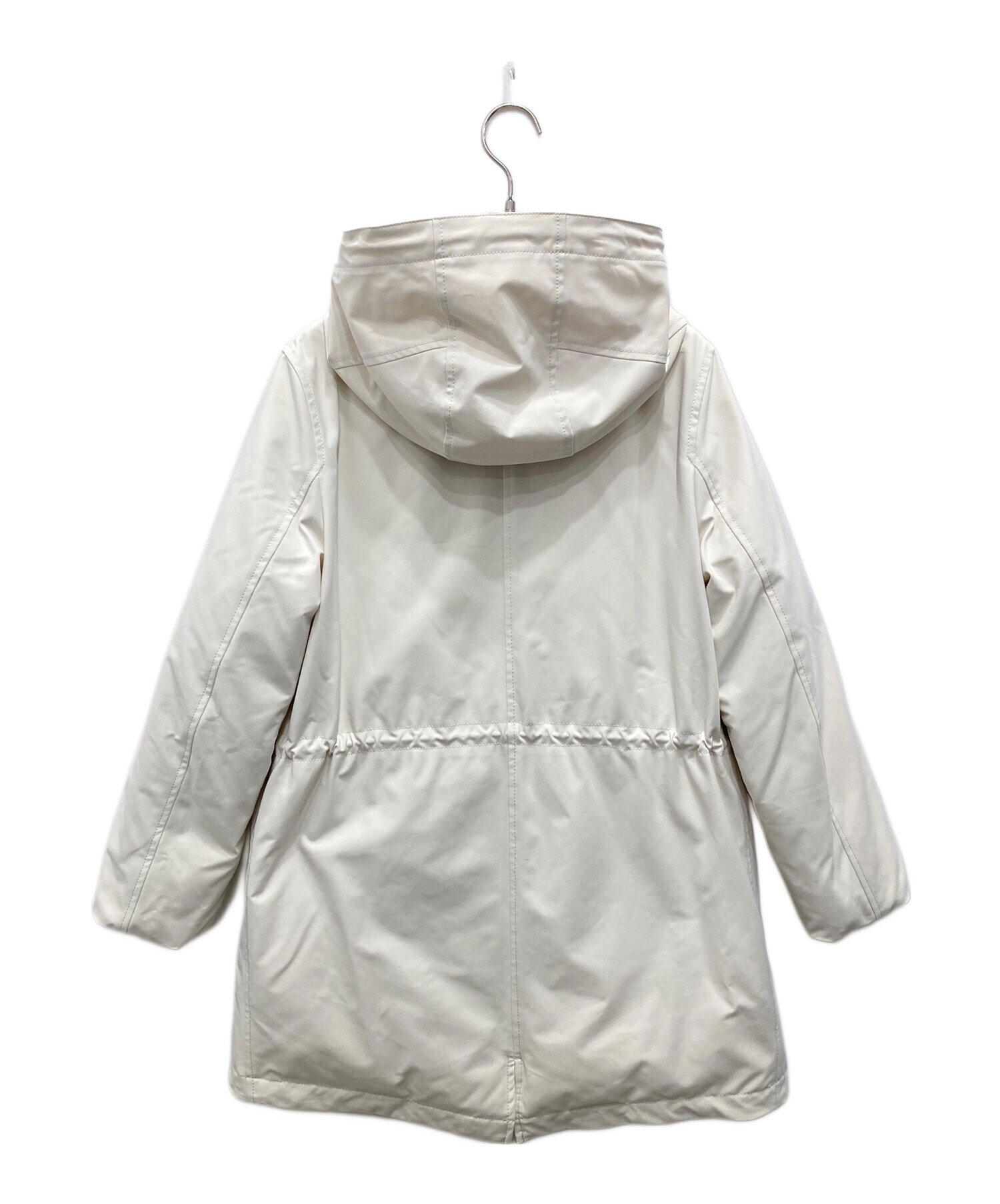 23区【未使用級】WEB限定 防風 ＆ 撥水　フーデット ダウンコート　38 滝沢眞規子さん着用／一部店舗限定／撥水加工】ミリタリー ダウン