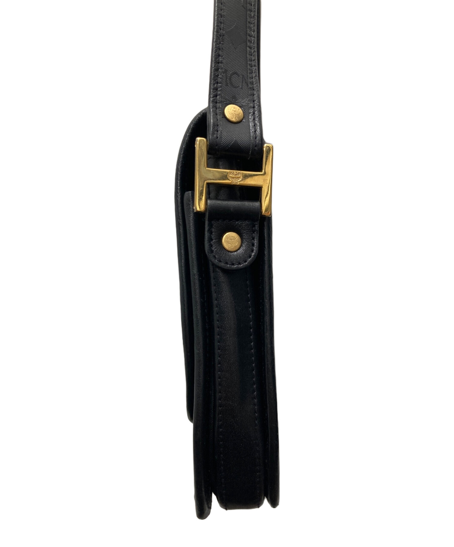 MCM ブラック ショルダーバッグ 6734A エムシーエム(MCM) ショルダー 