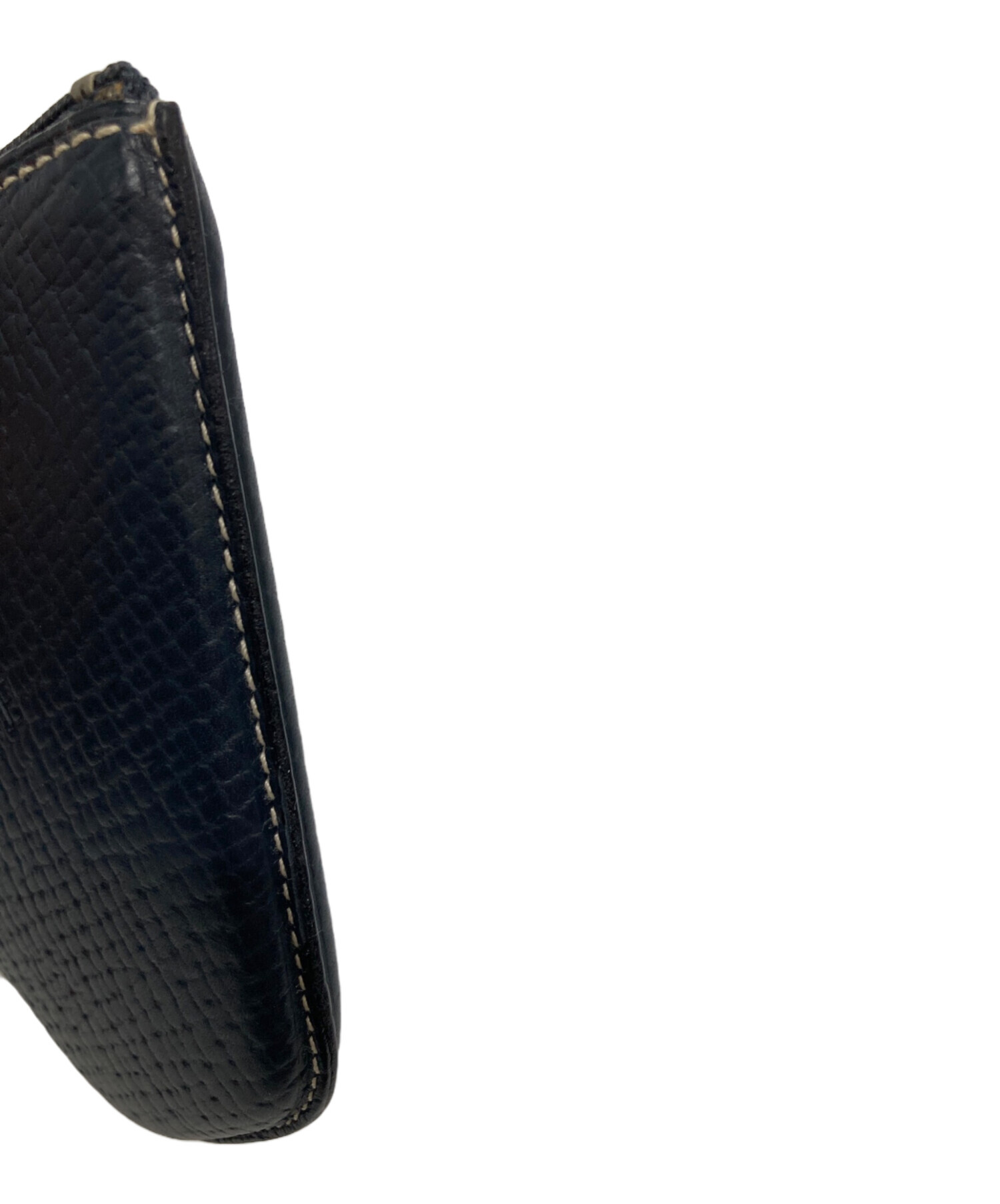 中古・古着通販】LOEWE (ロエベ) レザーコインケース ネイビー