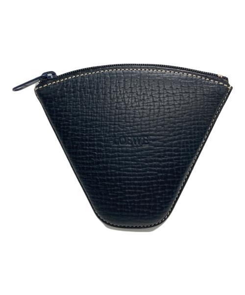 【未使用】LOEWE コインケース ネイビー エキゾチックレザー 中古・古着通販】LOEWE (ロエベ) レザーコインケース ネイビー