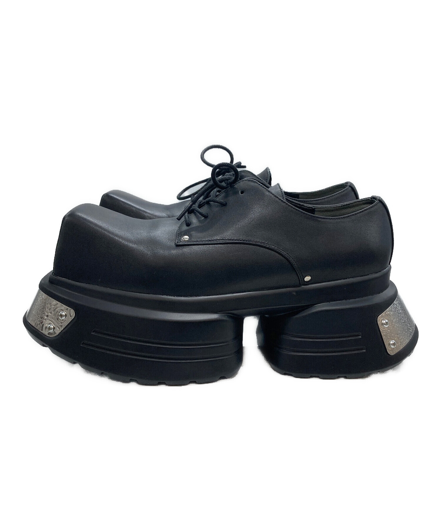 中古・古着通販】GRANCY (グランシー) Metal Plate Leather Shoes