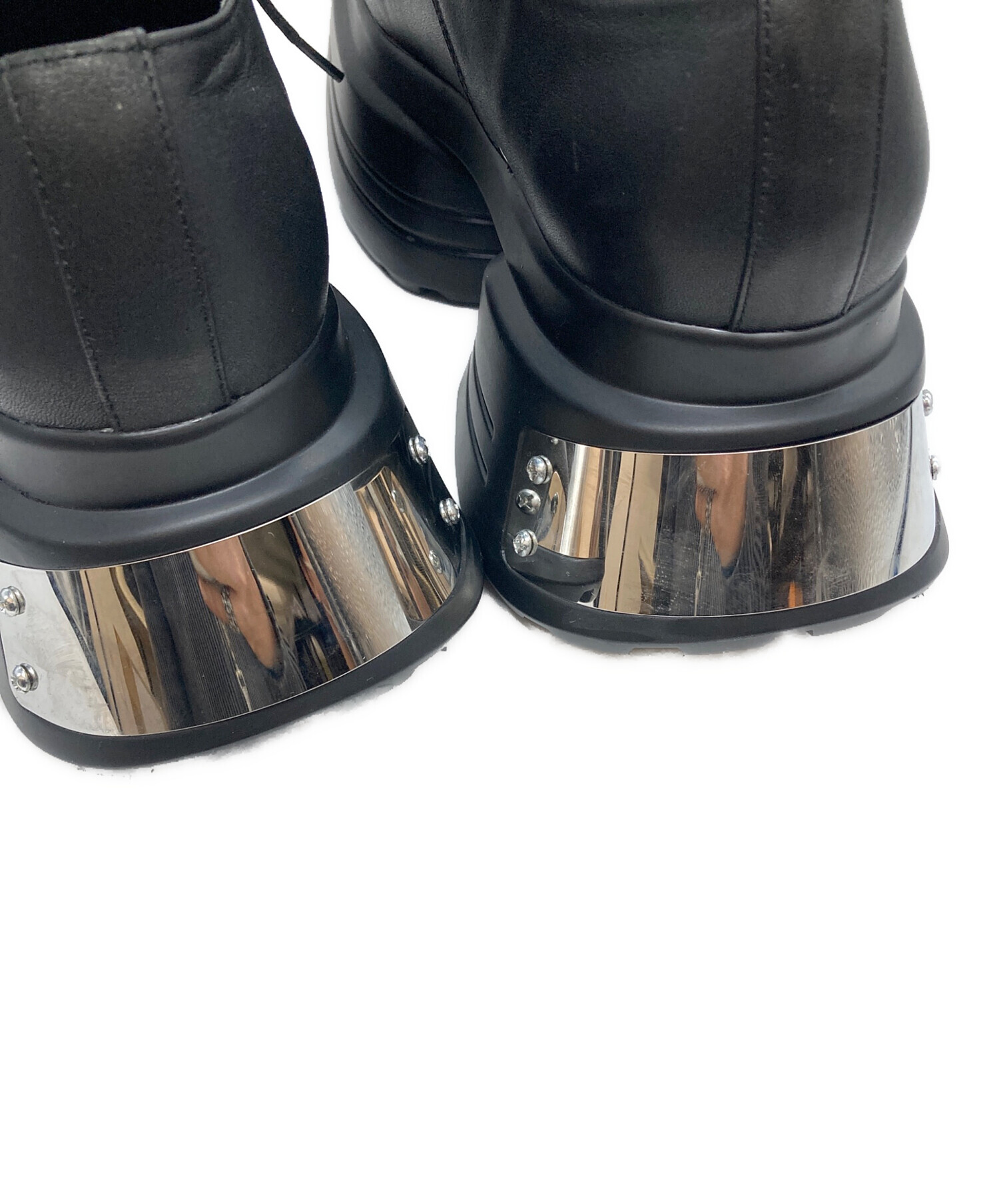 中古・古着通販】GRANCY (グランシー) Metal Plate Leather Shoes