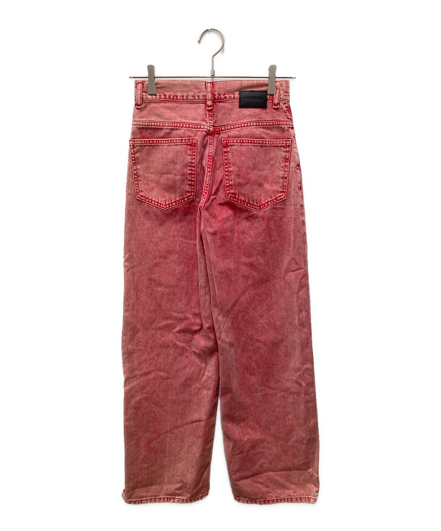 中古・古着通販】DIESEL (ディーゼル) デニムパンツ レッド サイズ:W32 