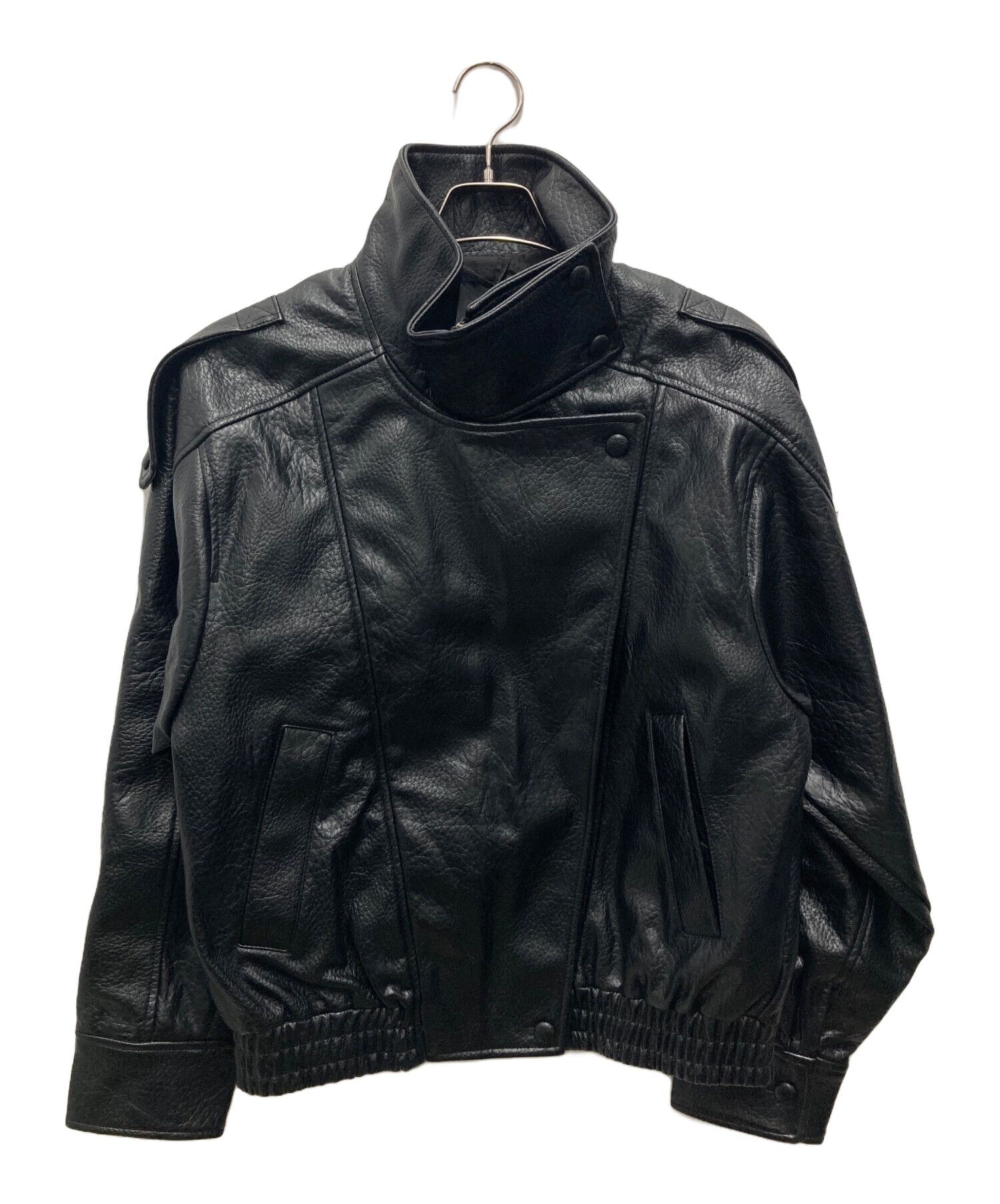 中古・古着通販】ZARA (ザラ) ライダースジャケット ブラック サイズ