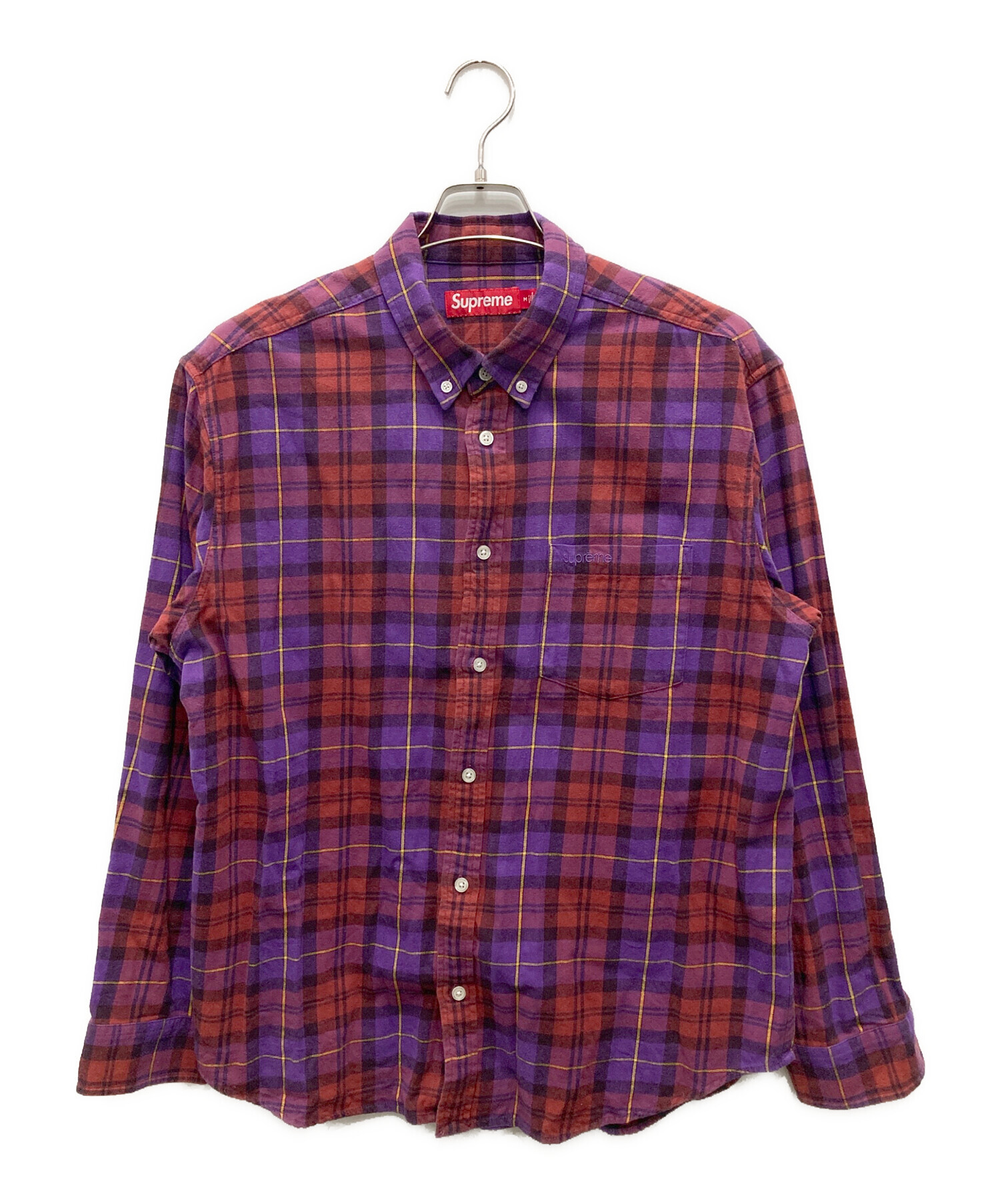 中古・古着通販】Supreme (シュプリーム) plaid flannel shirt