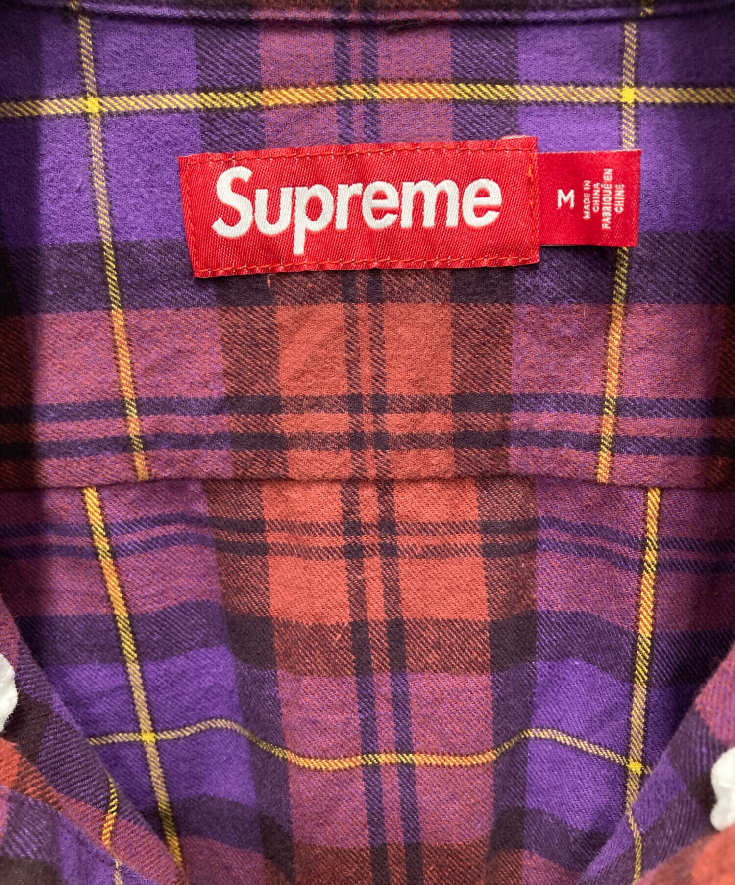 中古・古着通販】Supreme (シュプリーム) plaid flannel shirt