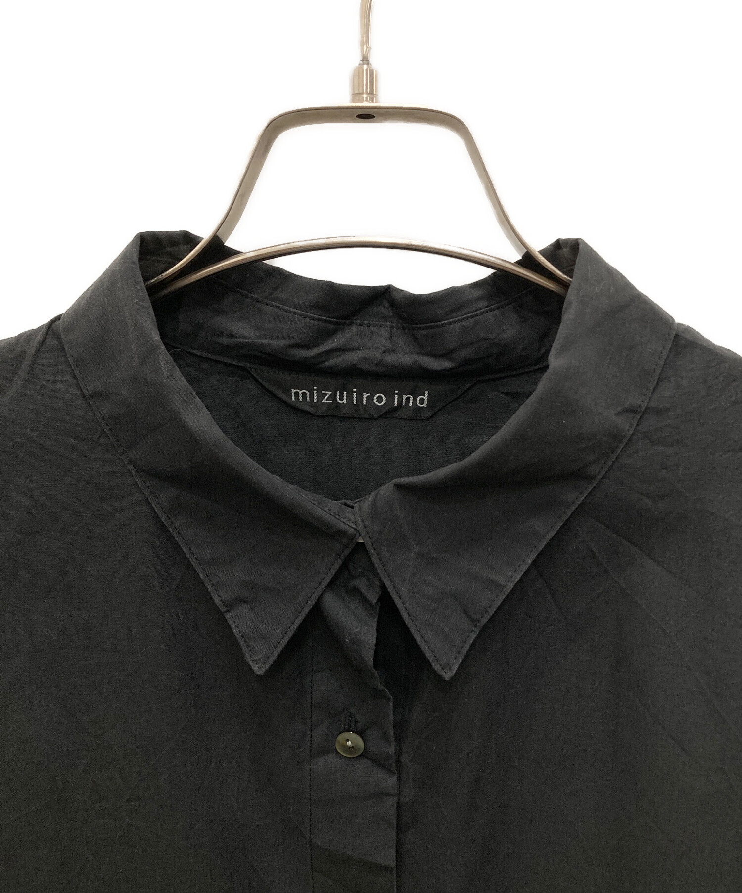 中古・古着通販】mizuiro-ind (ミズイロインド) シャツワンピース