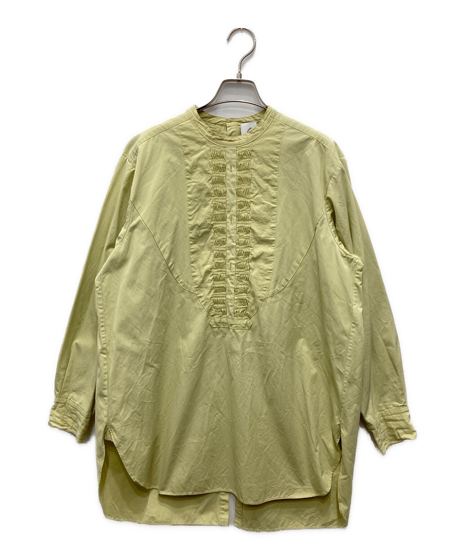 6(roku) PIN TUCK SHIRT