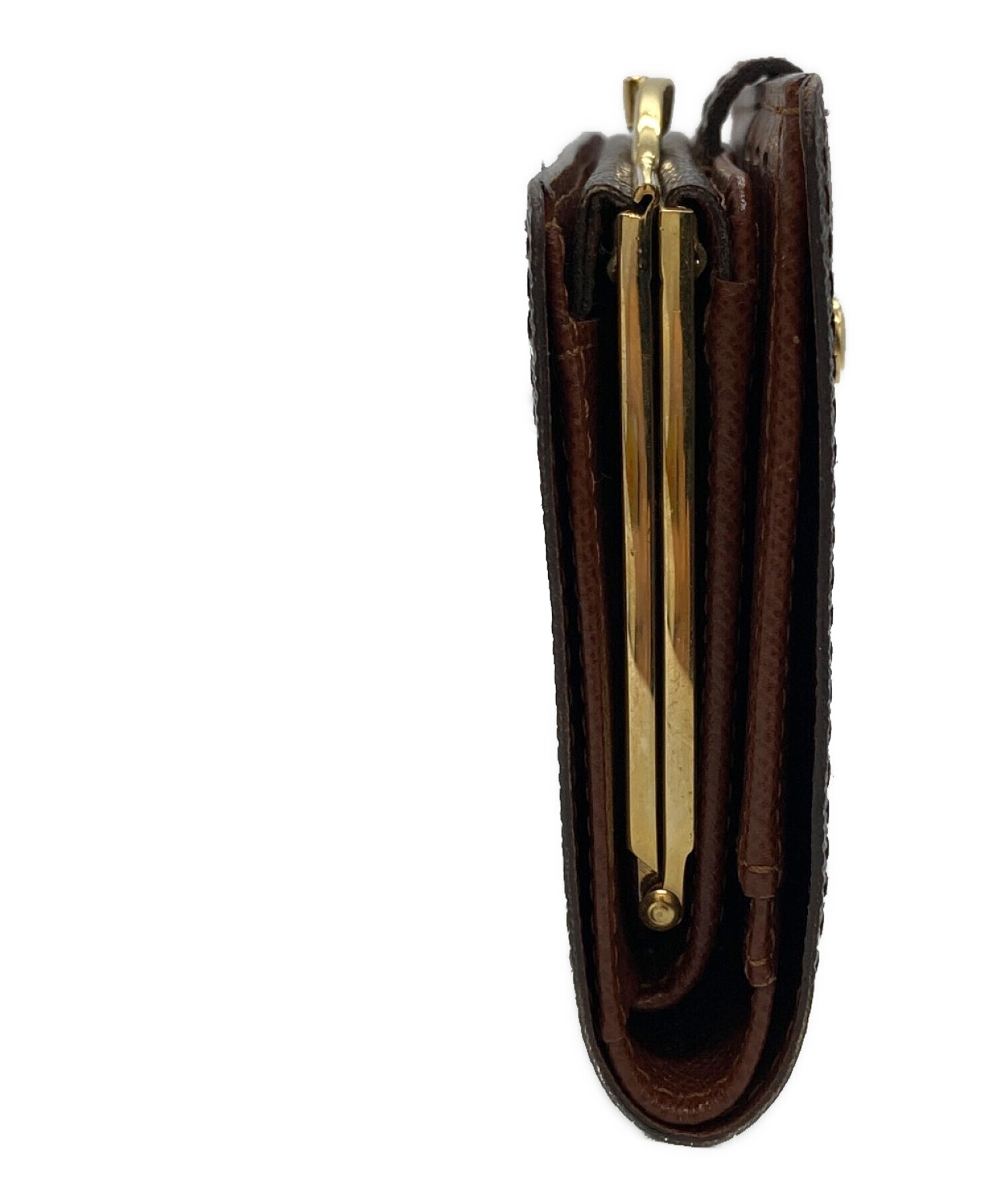 中古・古着通販】LOUIS VUITTON (ルイ ヴィトン) がま口財布 ブラウン