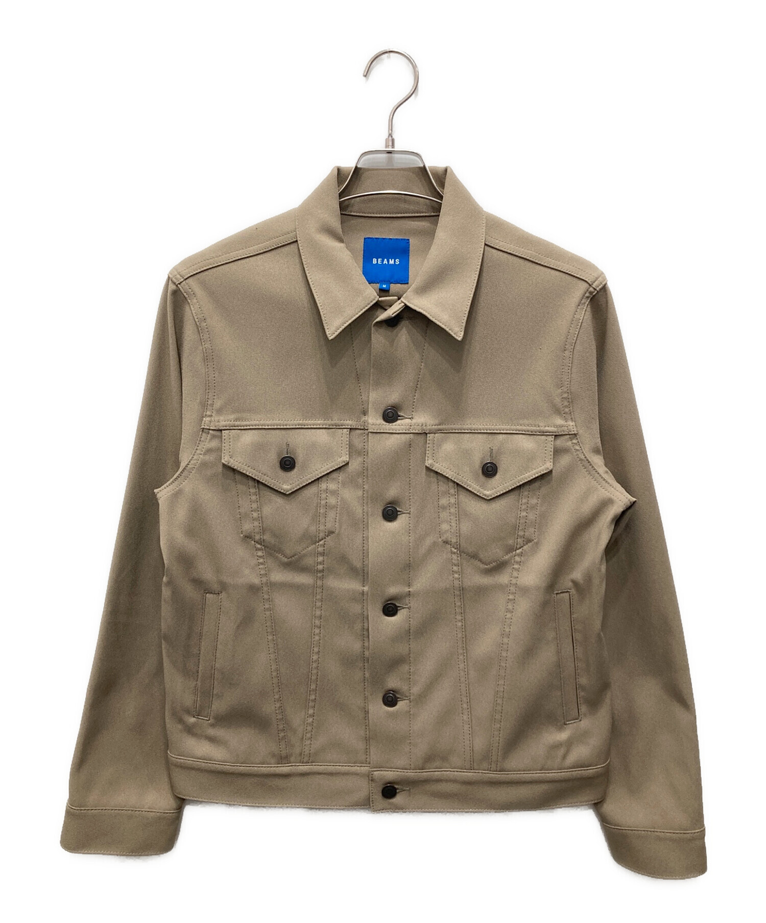 中古・古着通販】BEAMS (ビームス) ツイルGジャケット ベージュ サイズ