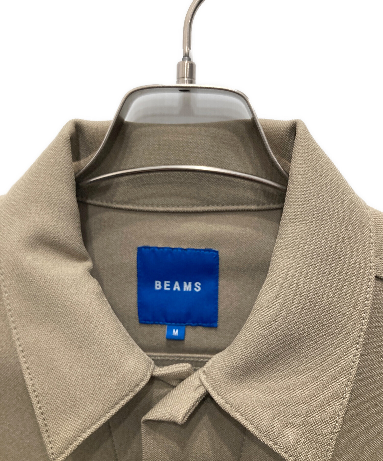 中古・古着通販】BEAMS (ビームス) ツイルGジャケット ベージュ サイズ