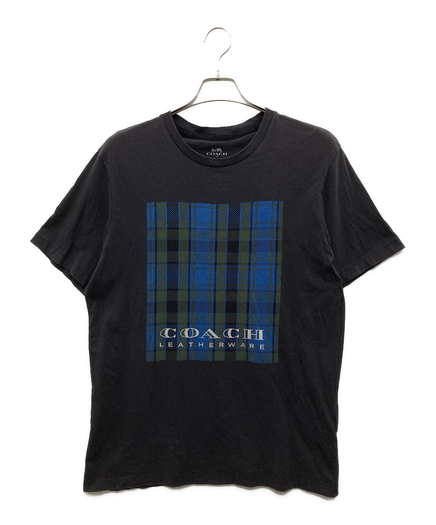 中古・古着通販】COACH (コーチ) 半袖Tシャツ ブラック サイズ:175 