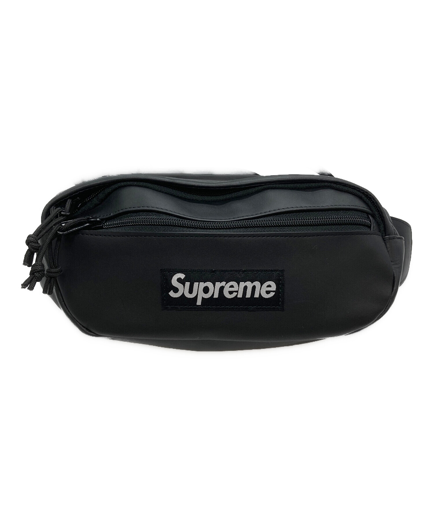 Supreme 23aw waist ブラック 試着のみ 中古・古着通販】Supreme (シュプリーム) 23AW Leather Waist Bag/23AW