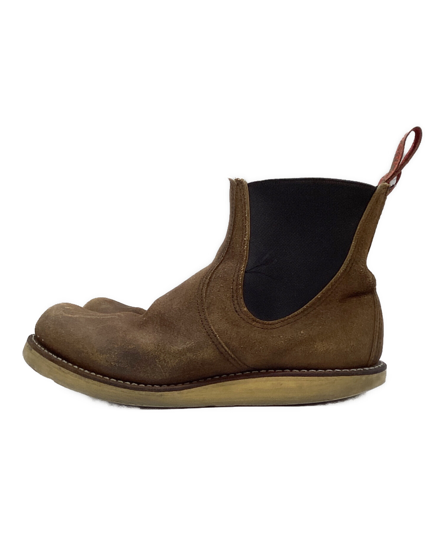 Red Wing Shoes ブラウン サイドゴアブーツ 7 25cm 中古・古着通販】RED WING (レッドウィング) サイドゴアブーツ