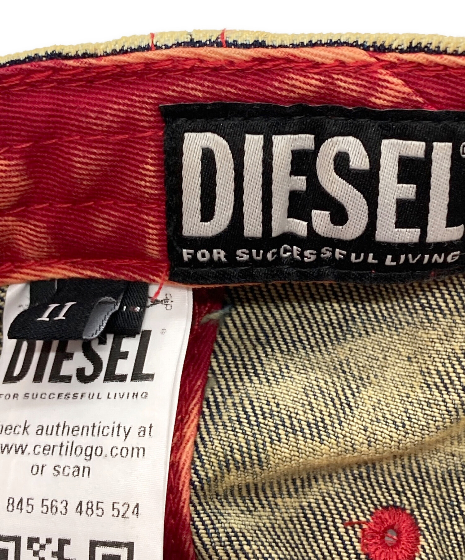 ★だいふく出品　★ 中古・古着通販】DIESEL (ディーゼル) C-SEYMON/デニムキャップ