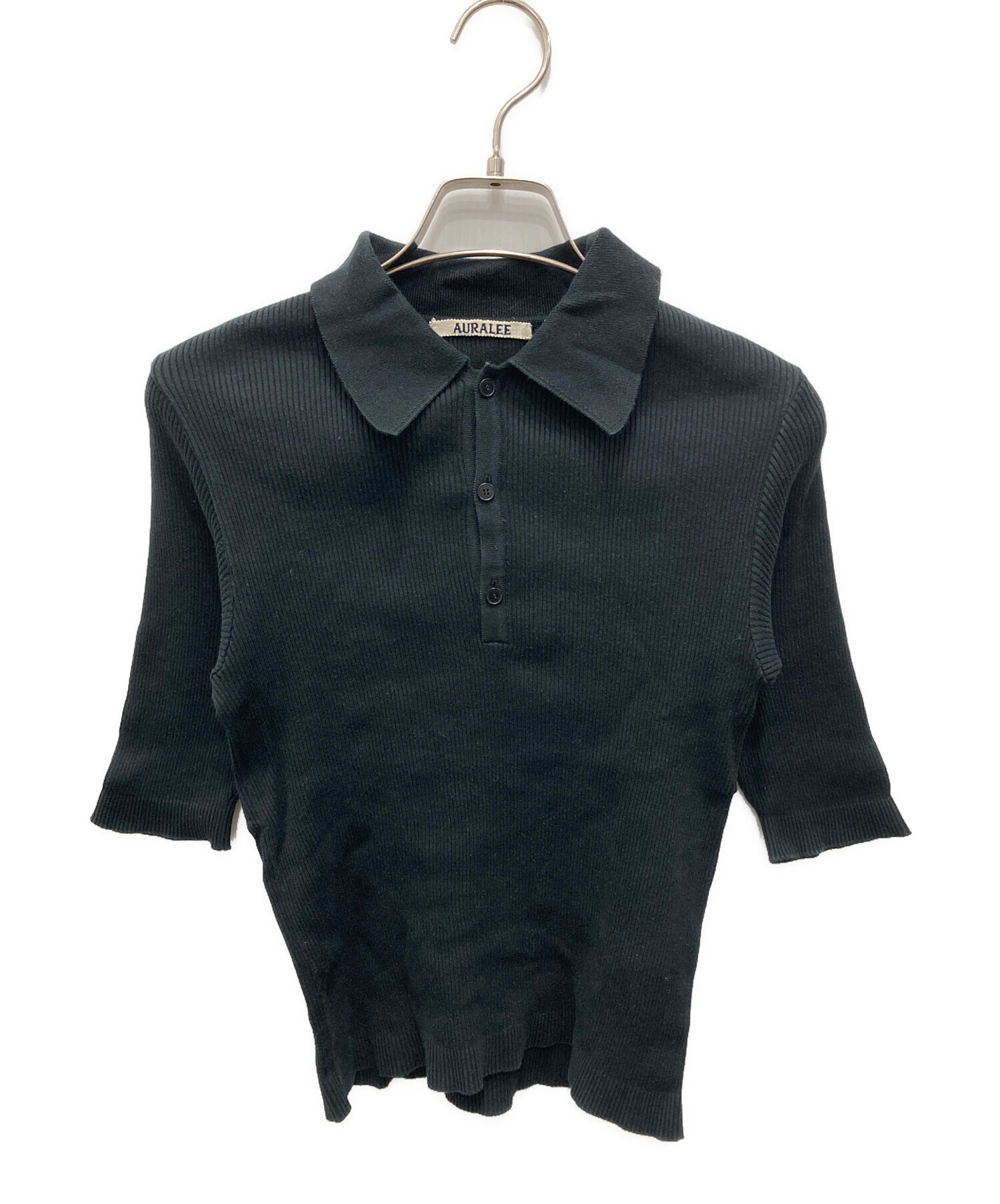 中古・古着通販】AURALEE (オーラリー) GIZA HIGH GAUGE RIB KNIT POLO