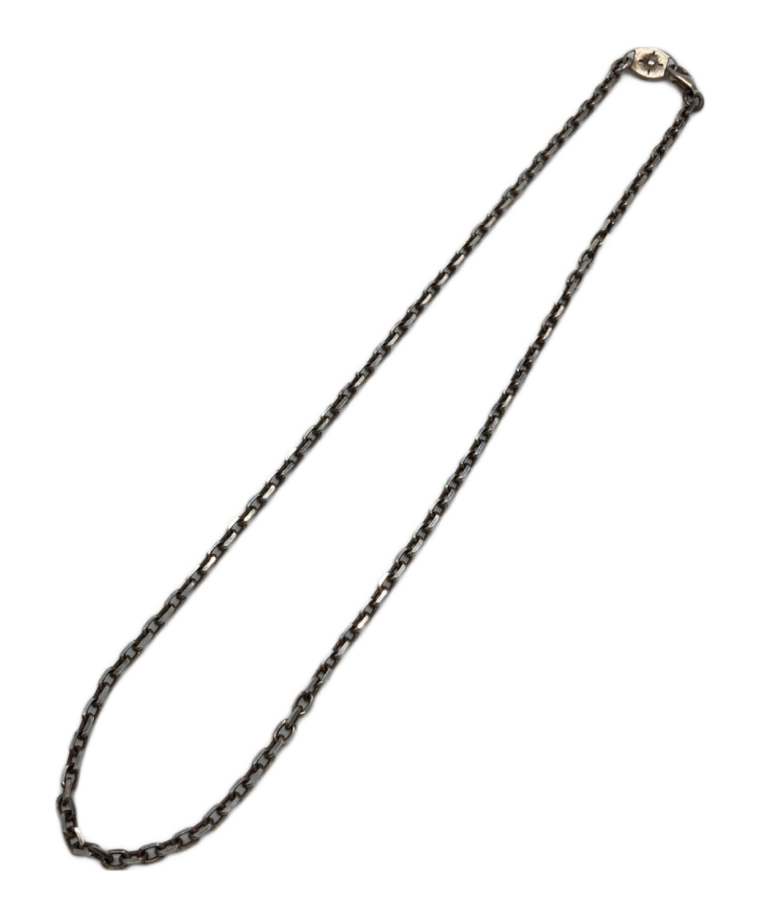 アリゾナフリーダム ネックレスチェーン 細角 2mm シルバー925 中古・古着通販】ARIZONA FREEDOM (アリゾナ フリーダム) 細角チェーン