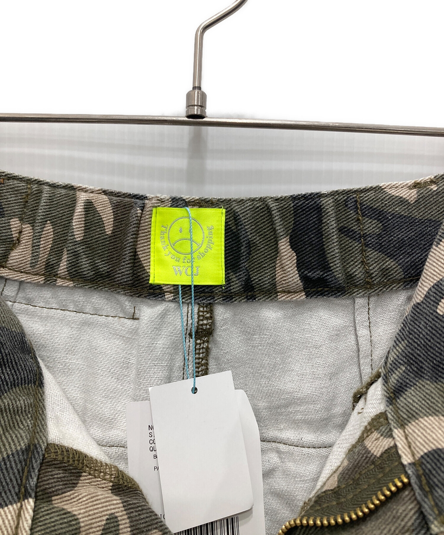 中古・古着通販】WCJ (ダブルシージェイ) レイヤードカモフラパンツ