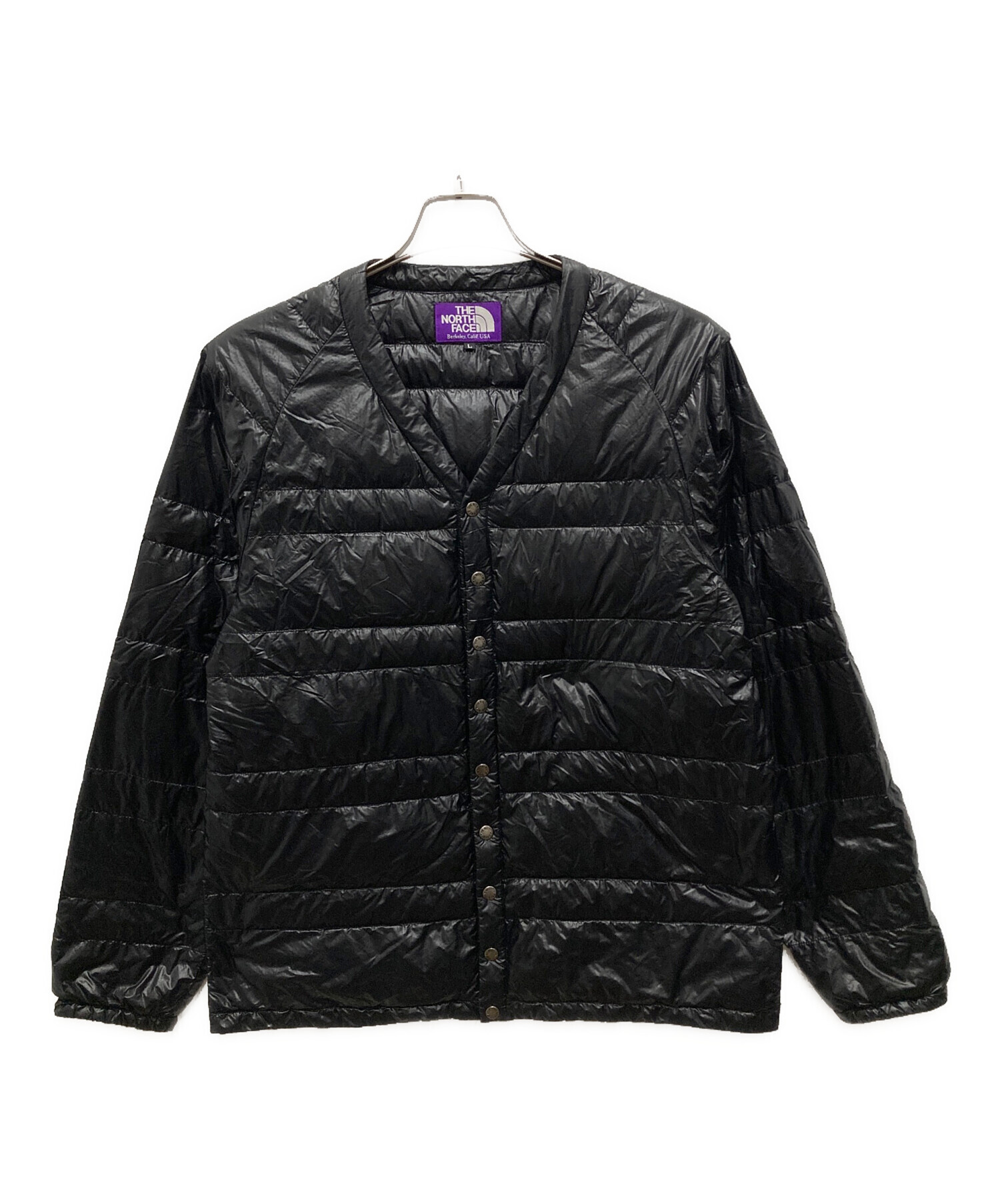 THE NORTH FACE 　ダウンカーディガン　ブラック 中古・古着通販】THE NORTHFACE PURPLELABEL (ザ・ノースフェイス