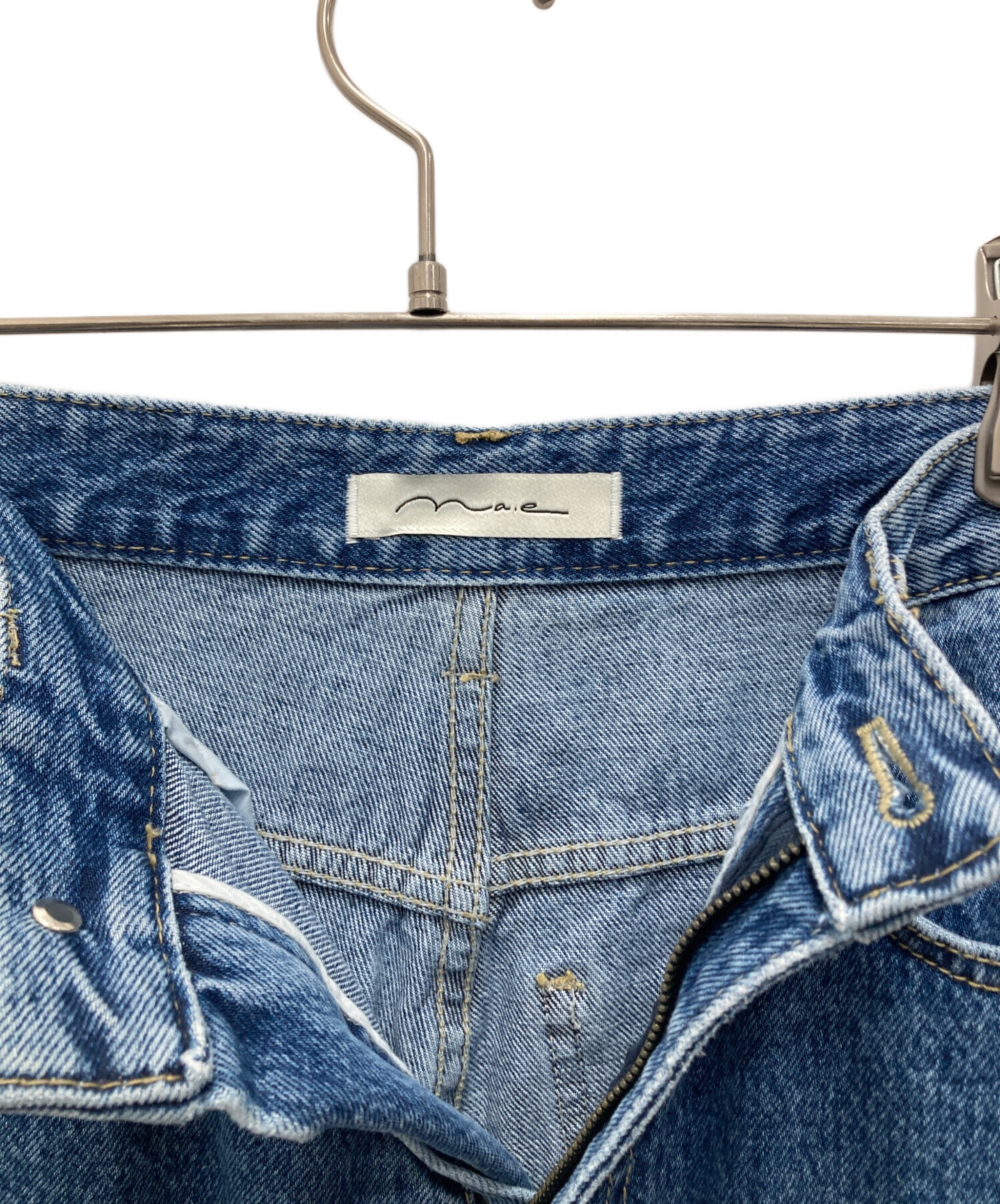 na.e ワイドルーズジーンズ 中古・古着通販】Na.e (ナエ) Wide Loose jeans インディゴ サイズ:M