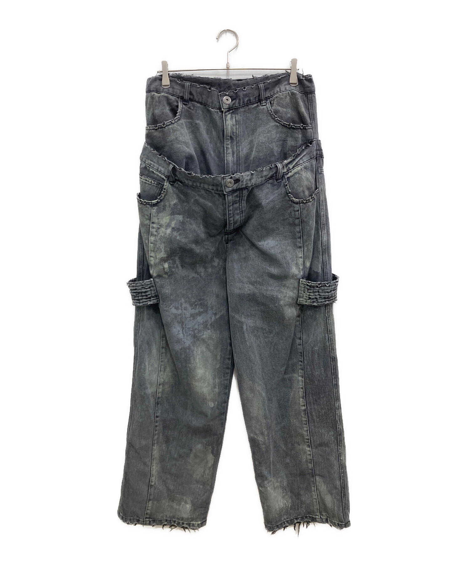 中古・古着通販】FR(13)NDS (フレンズ) HDKダメージワイドパンツ