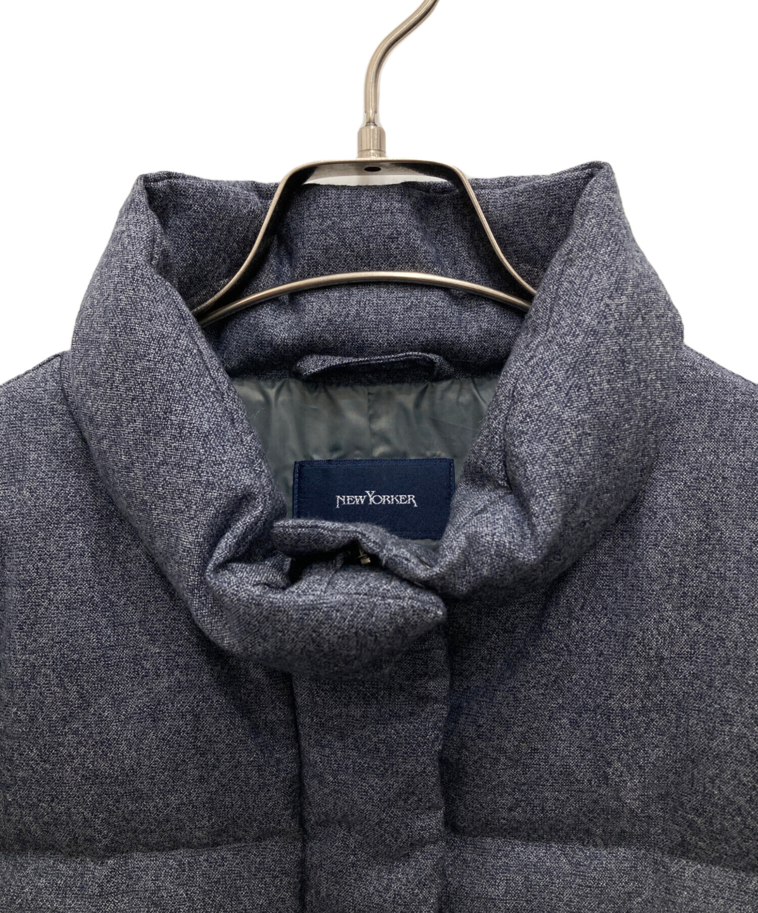 中古・古着通販】NEWYORKER (ニューヨーカー) ダウンジャケット ブルー