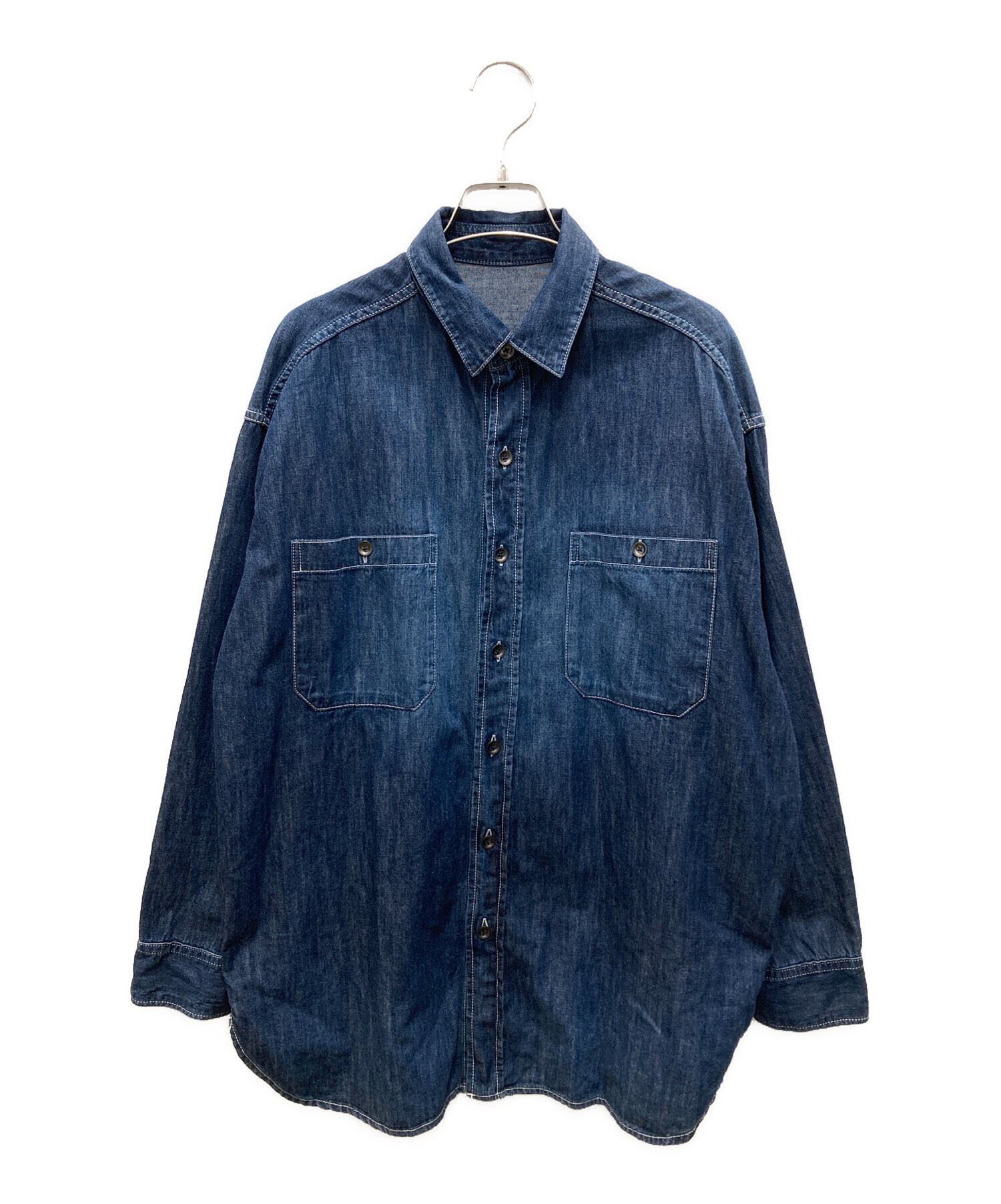 中古・古着通販】Plage (プラージュ) デニムシャツ ブルー サイズ:F