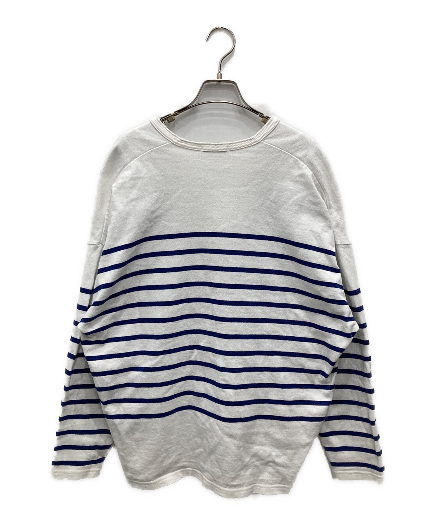 中古・古着通販】CLANE (クラネ) WIDE HENRY NECK BORDER TOPS/ワイド