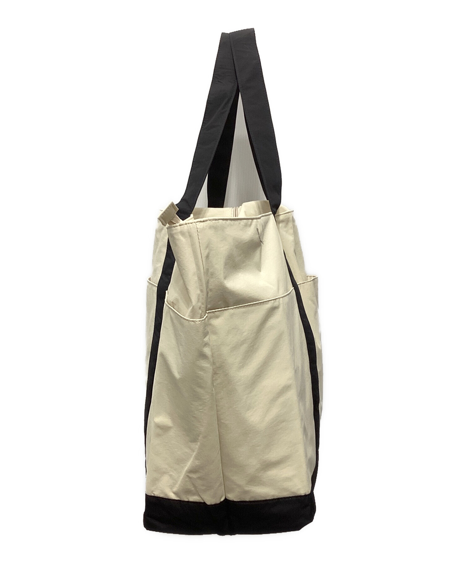 中古・古着通販】CLANE (クラネ) HUGE TOTE アイボリー 未使用品