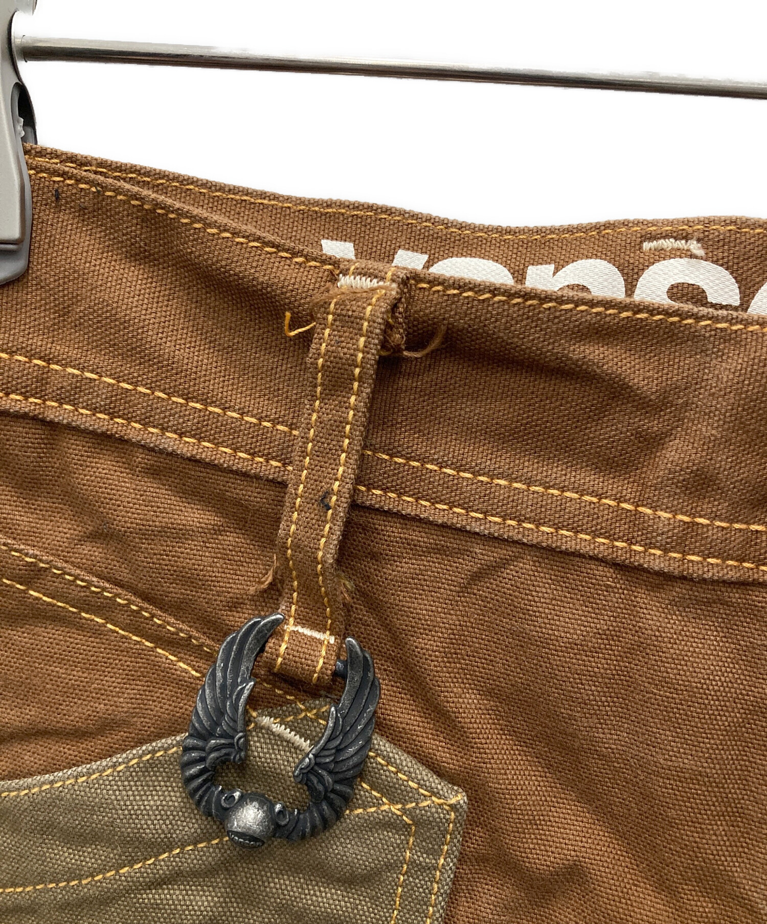 中古・古着通販】VANSON (バンソン) ダックベイカーパンツ ブラウン