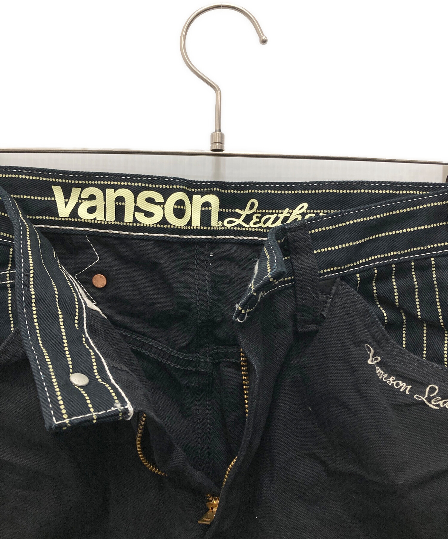 中古・古着通販】VANSON (バンソン) ペインターパンツ ブラック サイズ