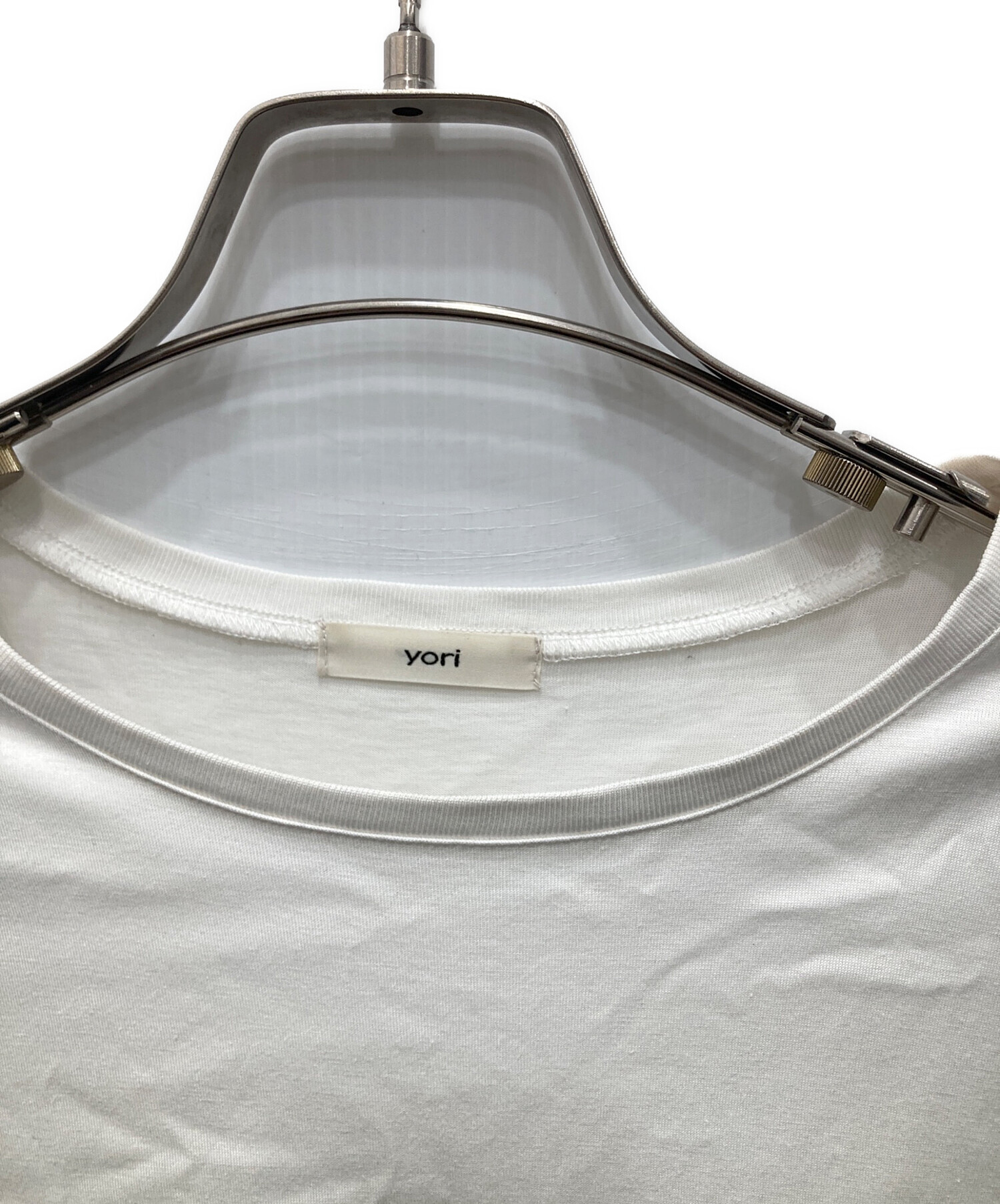 中古・古着通販】yori (ヨリ) ティアードカットソー ホワイト サイズ:F