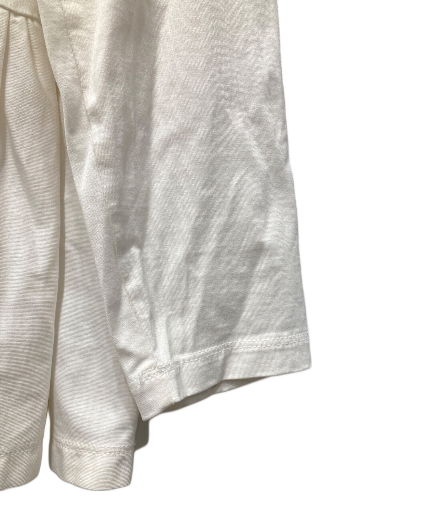 中古・古着通販】yori (ヨリ) ティアードカットソー ホワイト サイズ:F