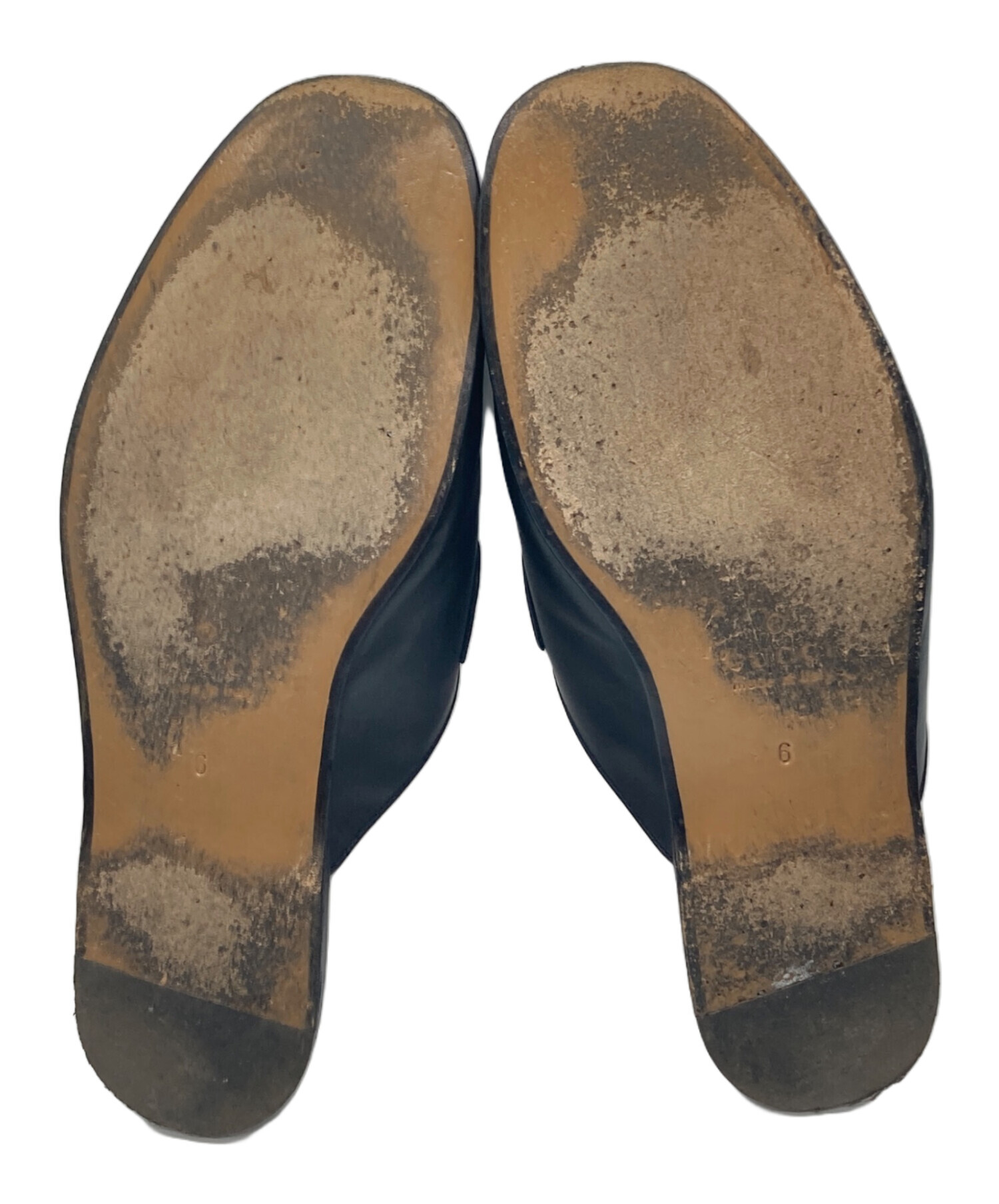 中古・古着通販】GUCCI (グッチ) プリンスタウンスリッパ ブラック